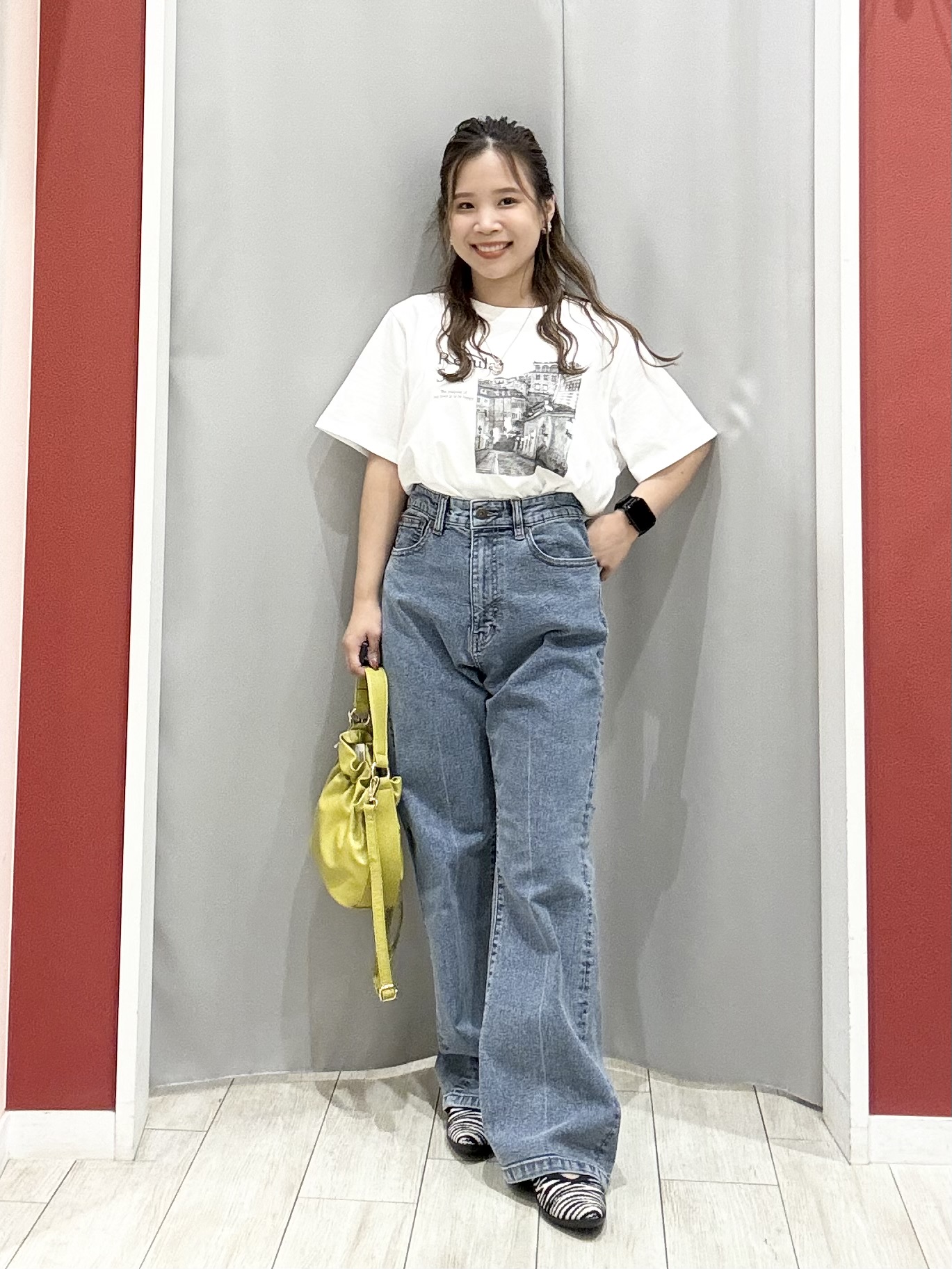 shioさんの「SHOO･LA･RUE｜【セットアップ可/洗濯機可】軽やかに羽織れる スポンディッシュ ニットカーディガン」を使ったコーディネート