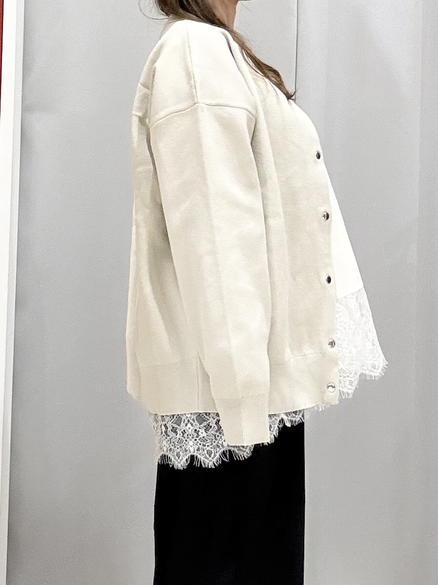 shioさんの「SHOO･LA･RUE｜【セットアップ可/洗濯機可】軽やかに羽織れる スポンディッシュ ニットカーディガン」を使ったコーディネート