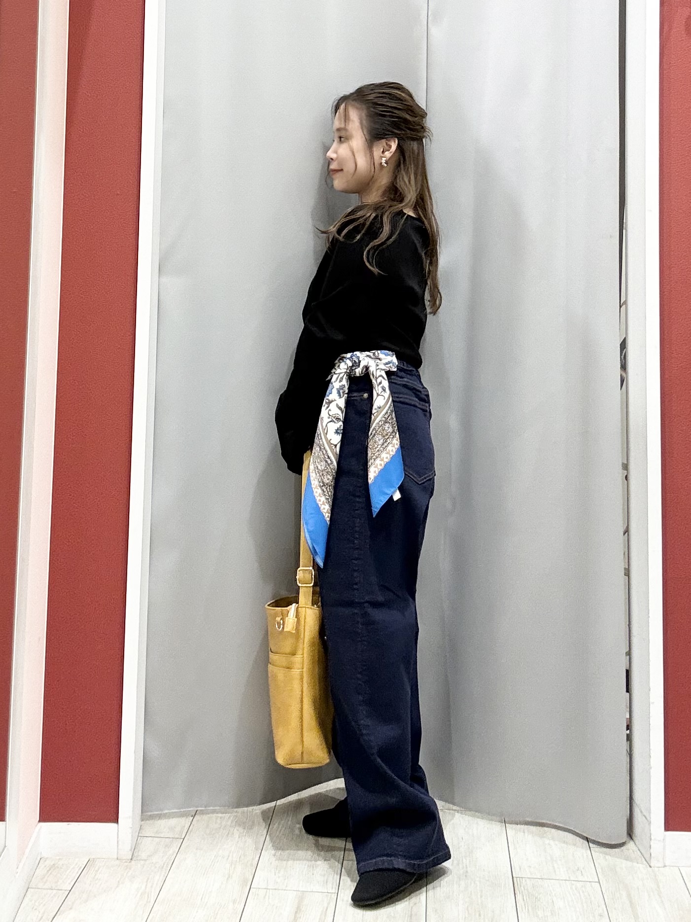 shioさんの「SHOO･LA･RUE｜【S-LL/洗濯機可】コーデの幅広がる お袖チュールトップス」を使ったコーディネート