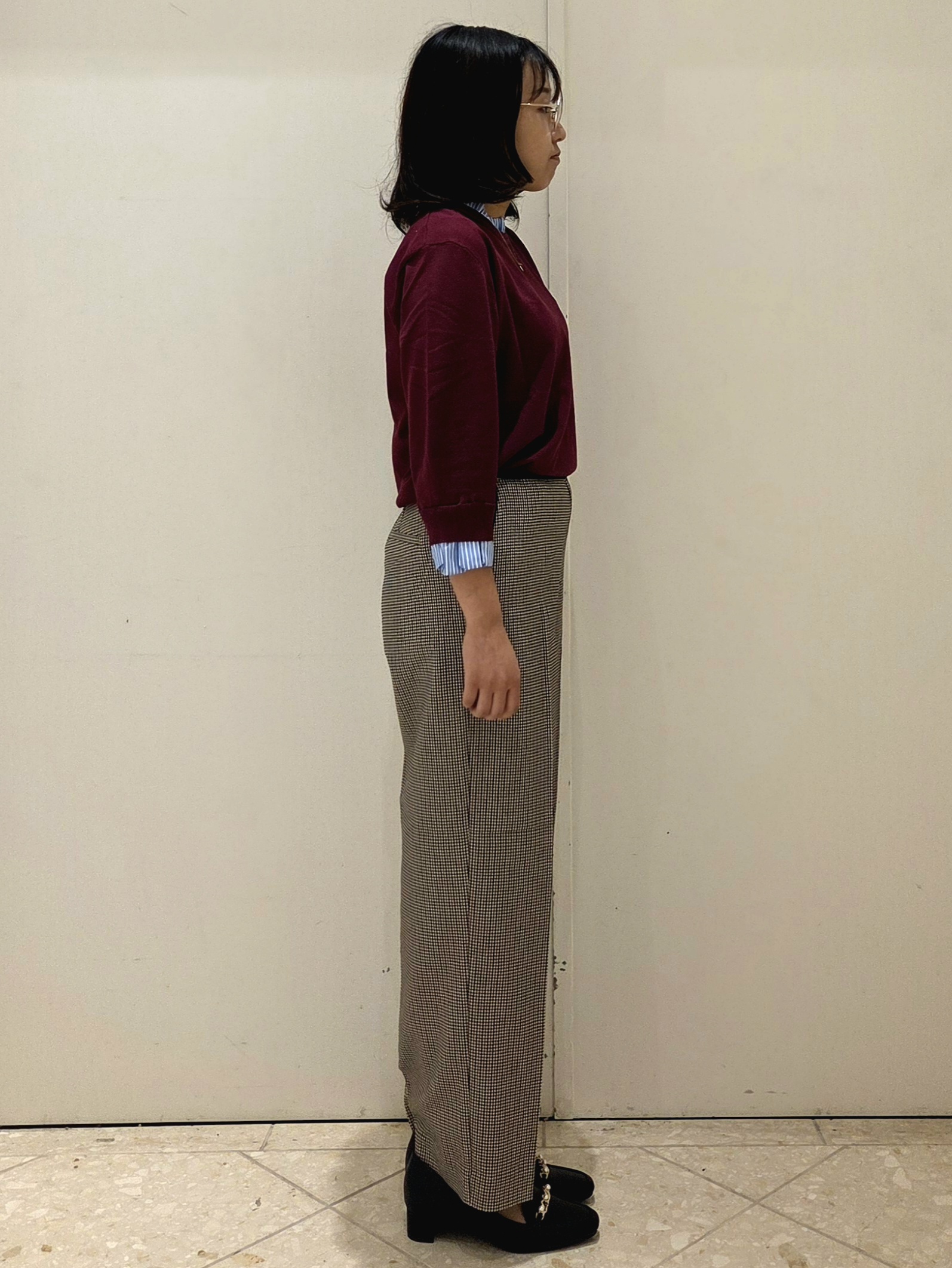 Sumiさんの「OPAQUE.CLIP｜【UVケア／遮熱性】フリルドッキングニット《洗濯機OK》」を使ったコーディネート
