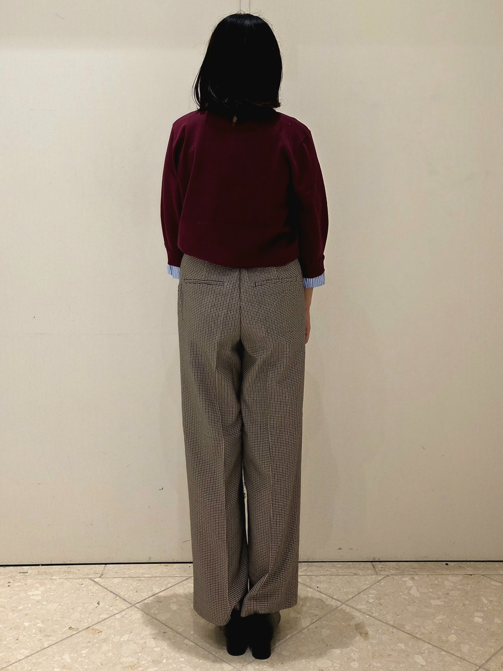 Sumiさんの「OPAQUE.CLIP｜【UVケア／遮熱性】フリルドッキングニット《洗濯機OK》」を使ったコーディネート