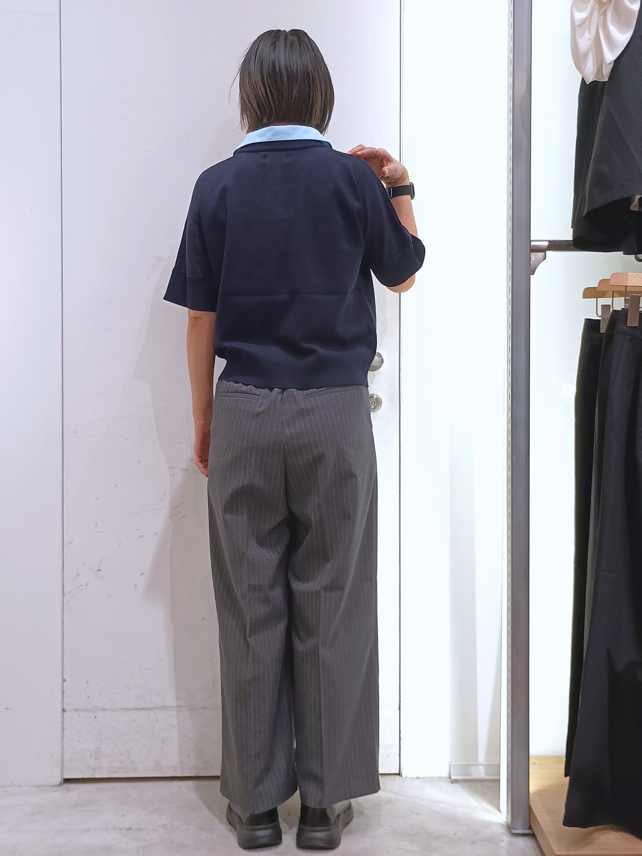 shinkoさんの「OPAQUE.CLIP｜2WAY衿ドッキングニット《洗濯機OK》」を使ったコーディネート