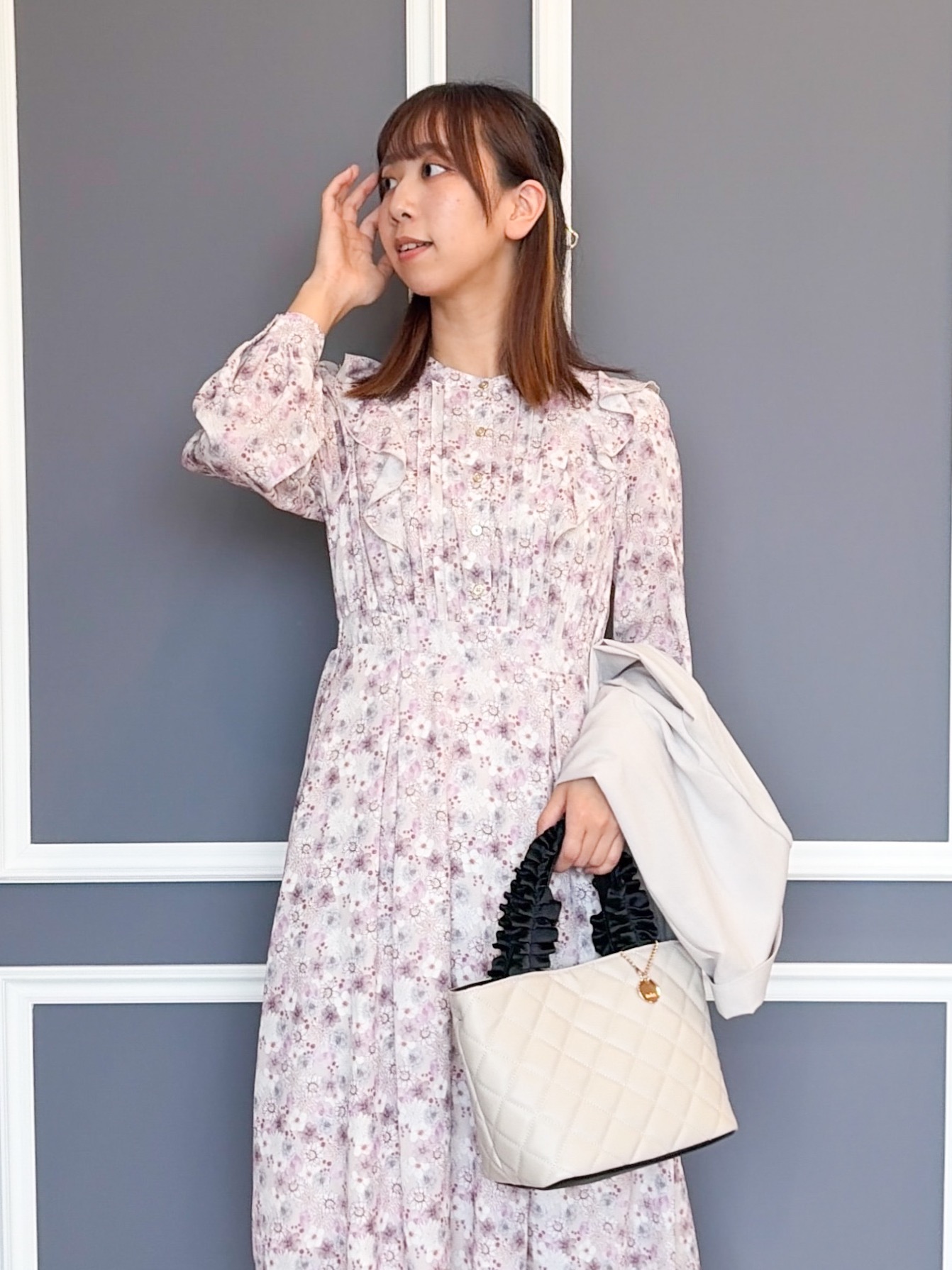 yurinaさんの「index｜《再入荷》ダブルブレストテーラードジャケット【接触冷感／吸水速乾／イージーアイロン／防シワ／洗濯機O」を使ったコーディネート