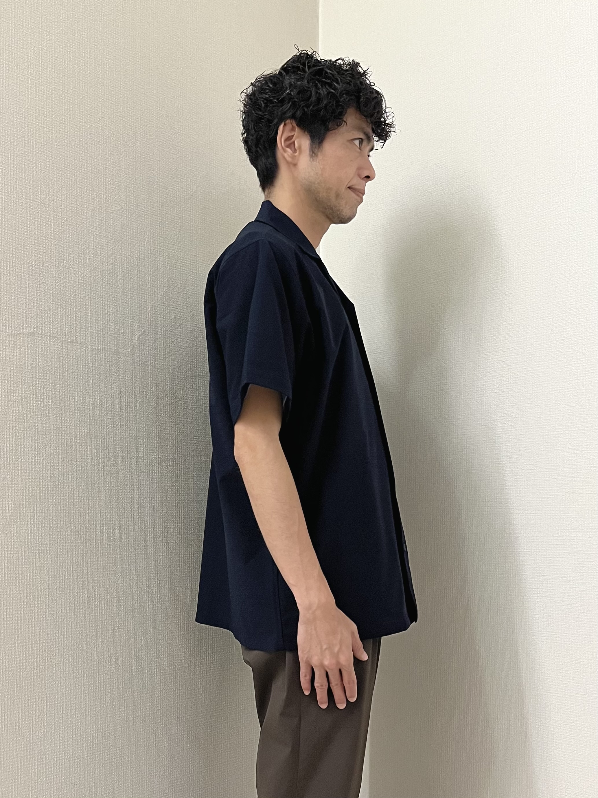 URAさんの「TAKEO KIKUCHI｜【通気性】AIRTOOL LIGHT オープンカラー半袖シャツ」を使ったコーディネート