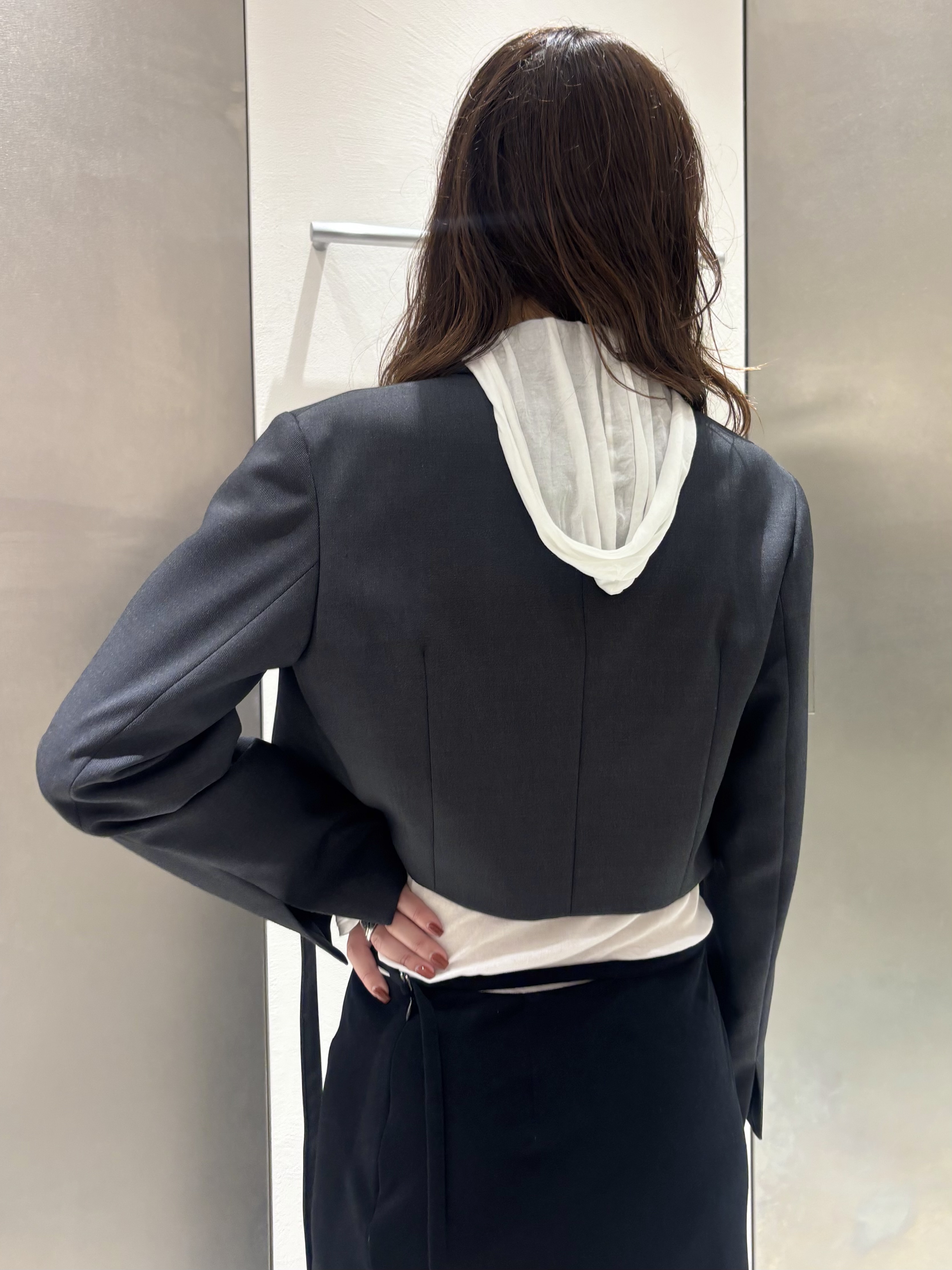 iwamiさんの「CODE A｜【Re】sheer hoodie tee」を使ったコーディネート