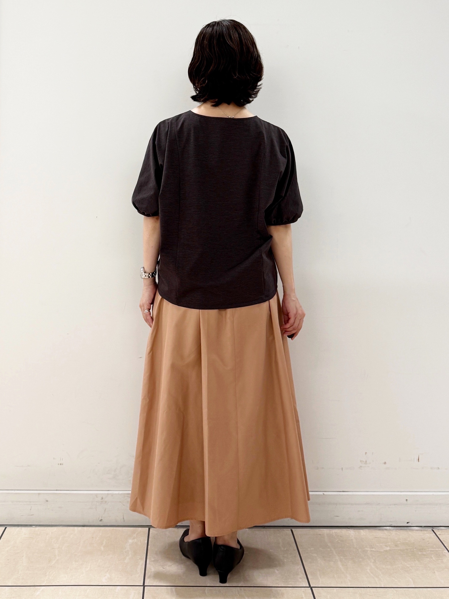 KIKIさんの「Reflect｜【UVカット／接触冷感／吸水速乾】ギャザースリーブカットソー」を使ったコーディネート