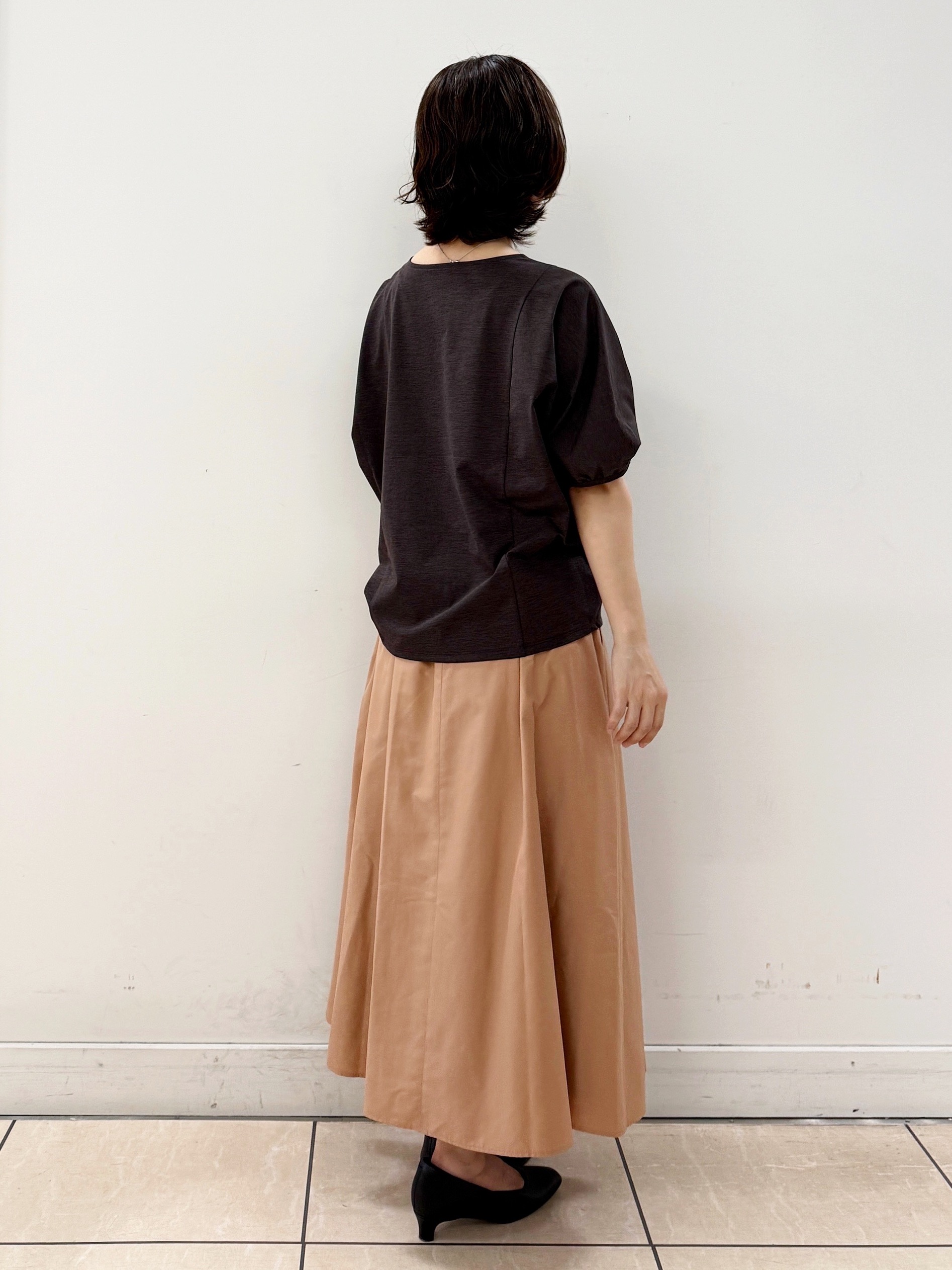 KIKIさんの「Reflect｜【UVカット／接触冷感／吸水速乾】ギャザースリーブカットソー」を使ったコーディネート