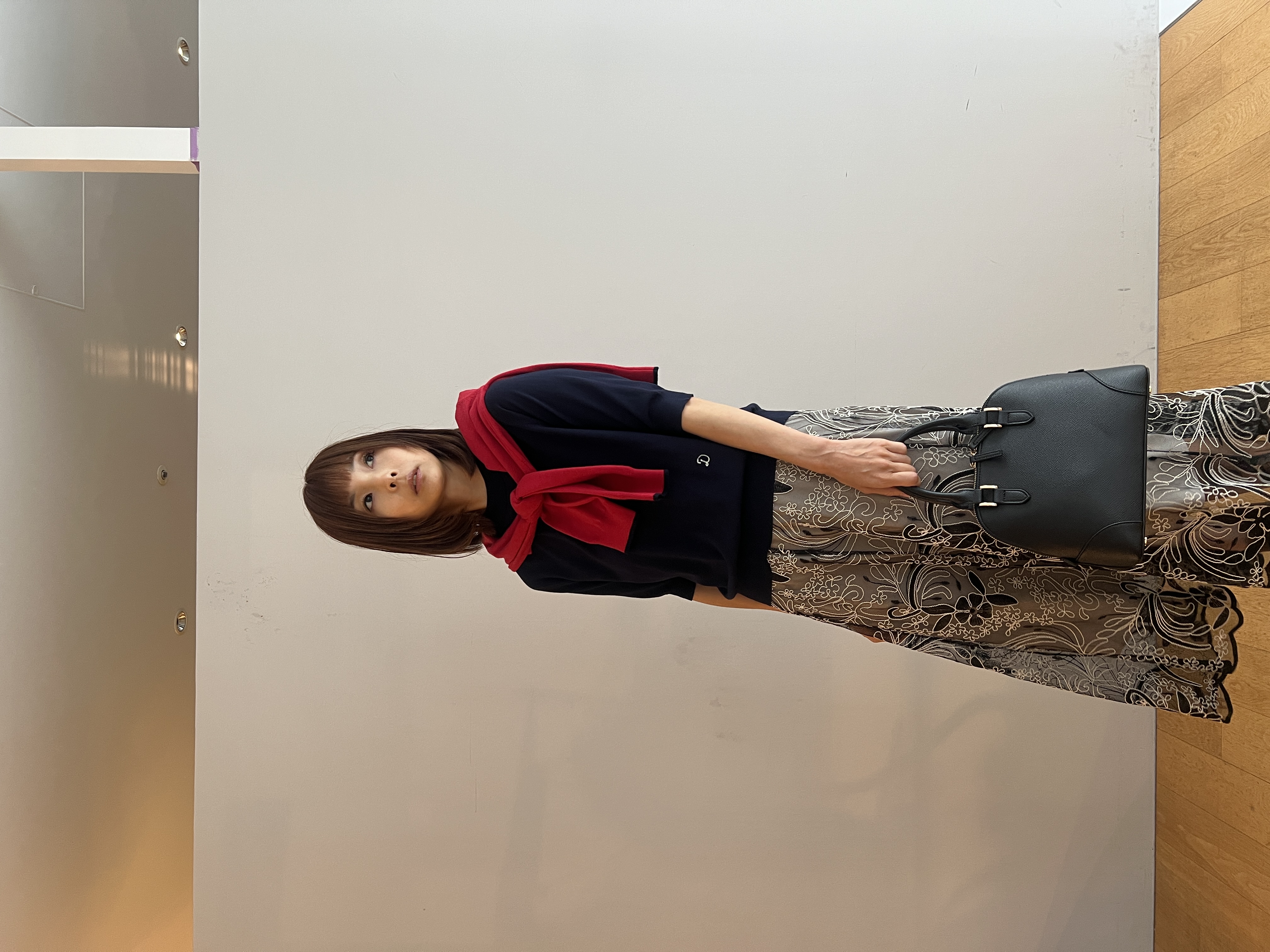 misaさんの「DRESSTERIOR｜◆mica della valle（ミカデラヴァッレ）Katia ハンドバッグ」を使ったコーディネート