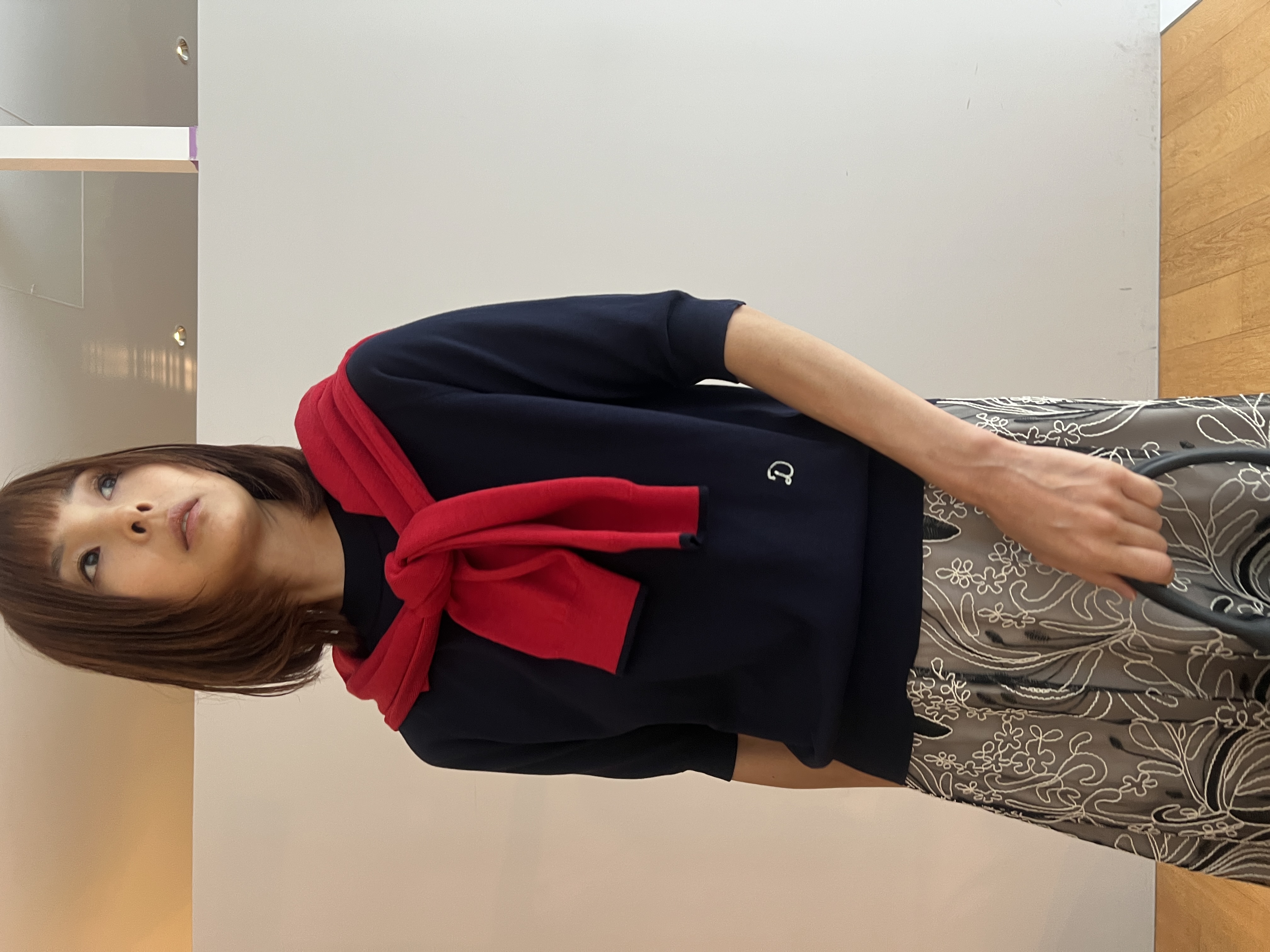 misaさんの「DRESSTERIOR｜◆mica della valle（ミカデラヴァッレ）Katia ハンドバッグ」を使ったコーディネート