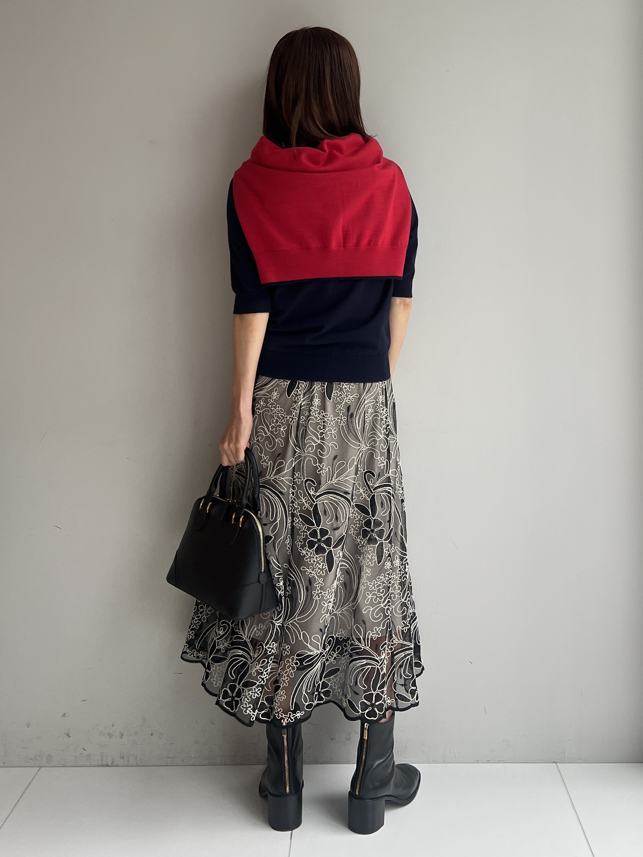misaさんの「DRESSTERIOR｜◆mica della valle（ミカデラヴァッレ）Katia ハンドバッグ」を使ったコーディネート