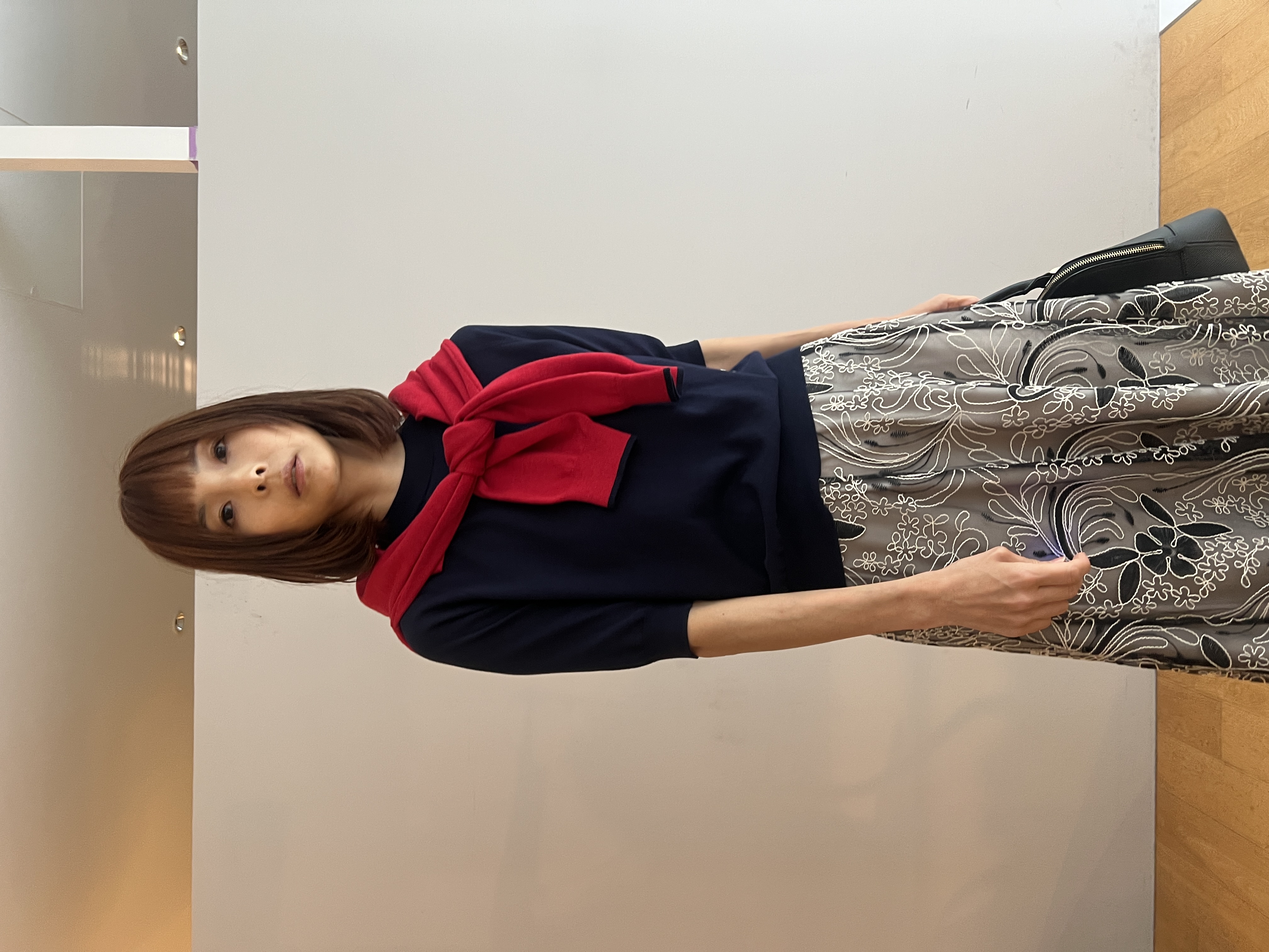 misaさんの「DRESSTERIOR｜◆mica della valle（ミカデラヴァッレ）Katia ハンドバッグ」を使ったコーディネート