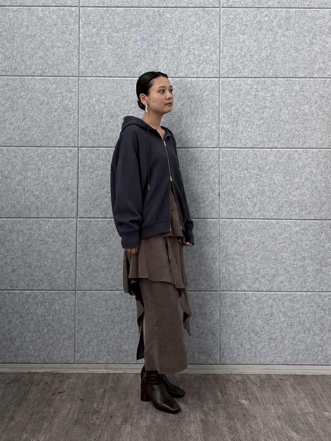 ayanoさんの「INDIVI｜ランダムフリルスカート」を使ったコーディネート