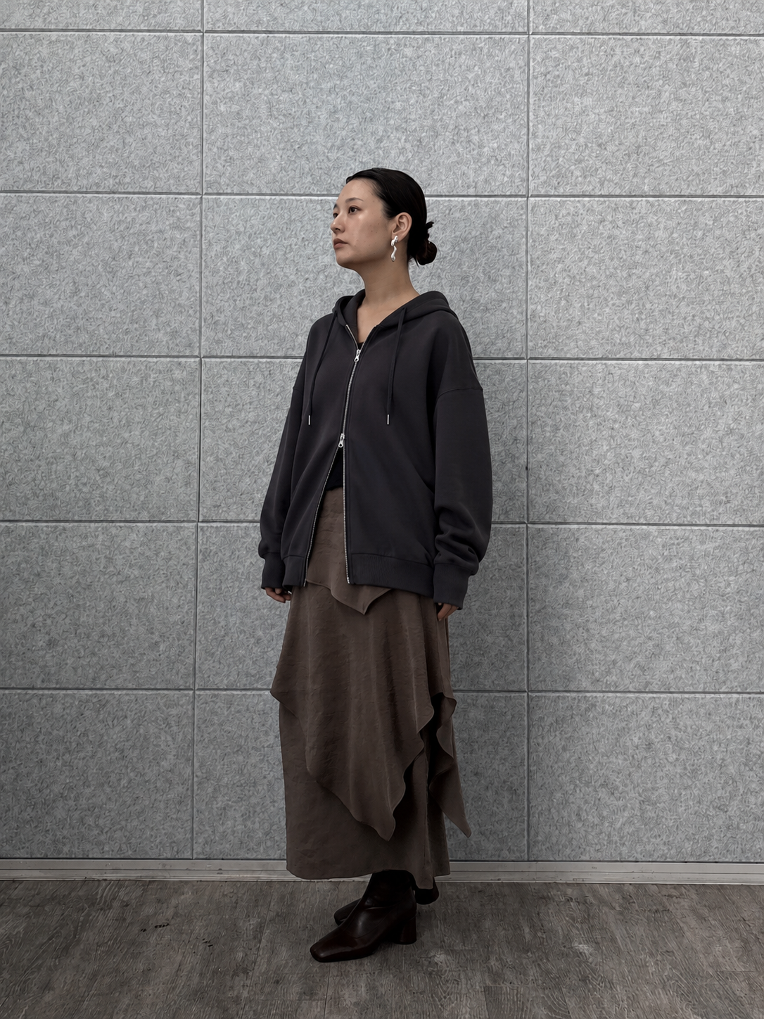 ayanoさんの「INDIVI｜ランダムフリルスカート」を使ったコーディネート