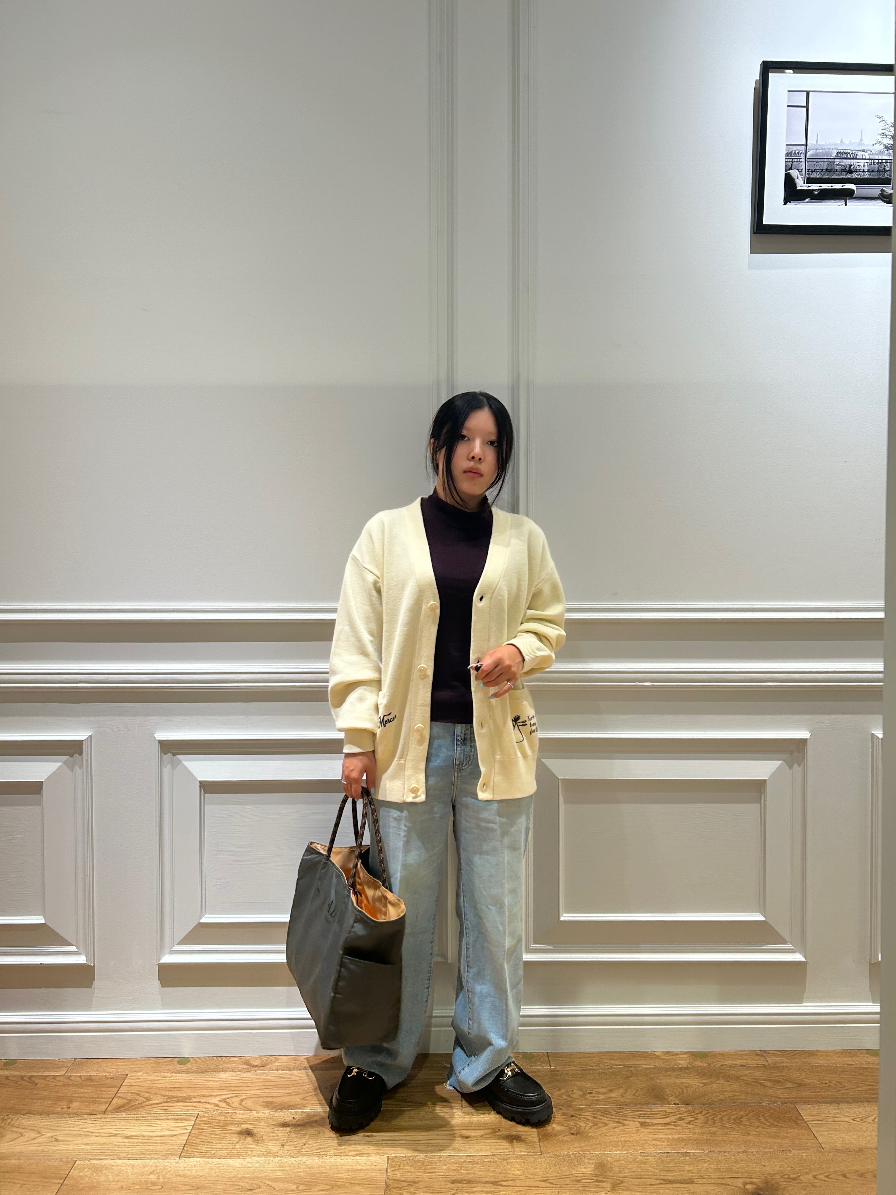 とりみさんの「DRESSTERIOR｜【接触冷感】クールタッチカットハーフスリーブプルオーバー」を使ったコーディネート