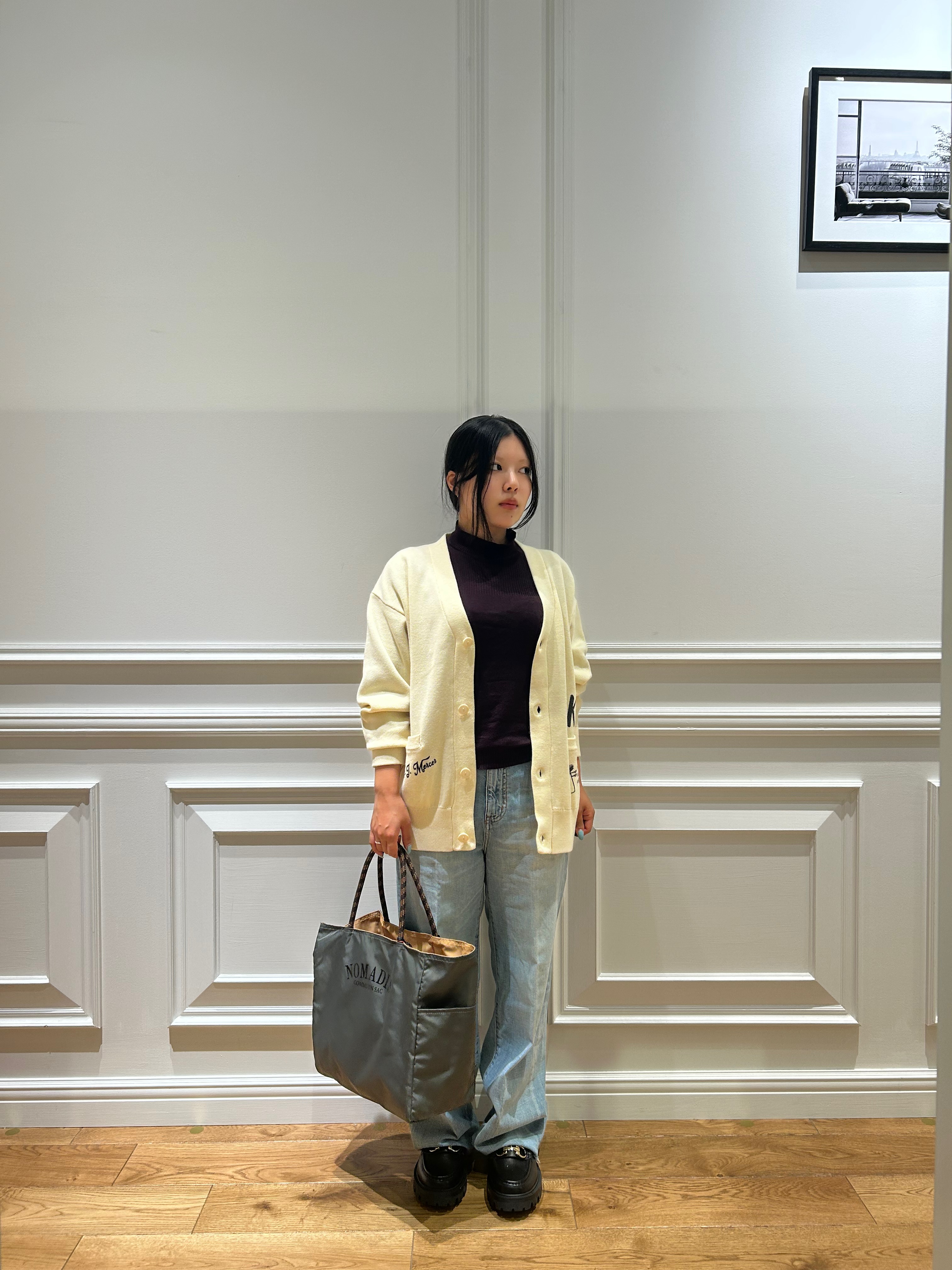 とりみさんの「DRESSTERIOR｜【接触冷感】クールタッチカットハーフスリーブプルオーバー」を使ったコーディネート