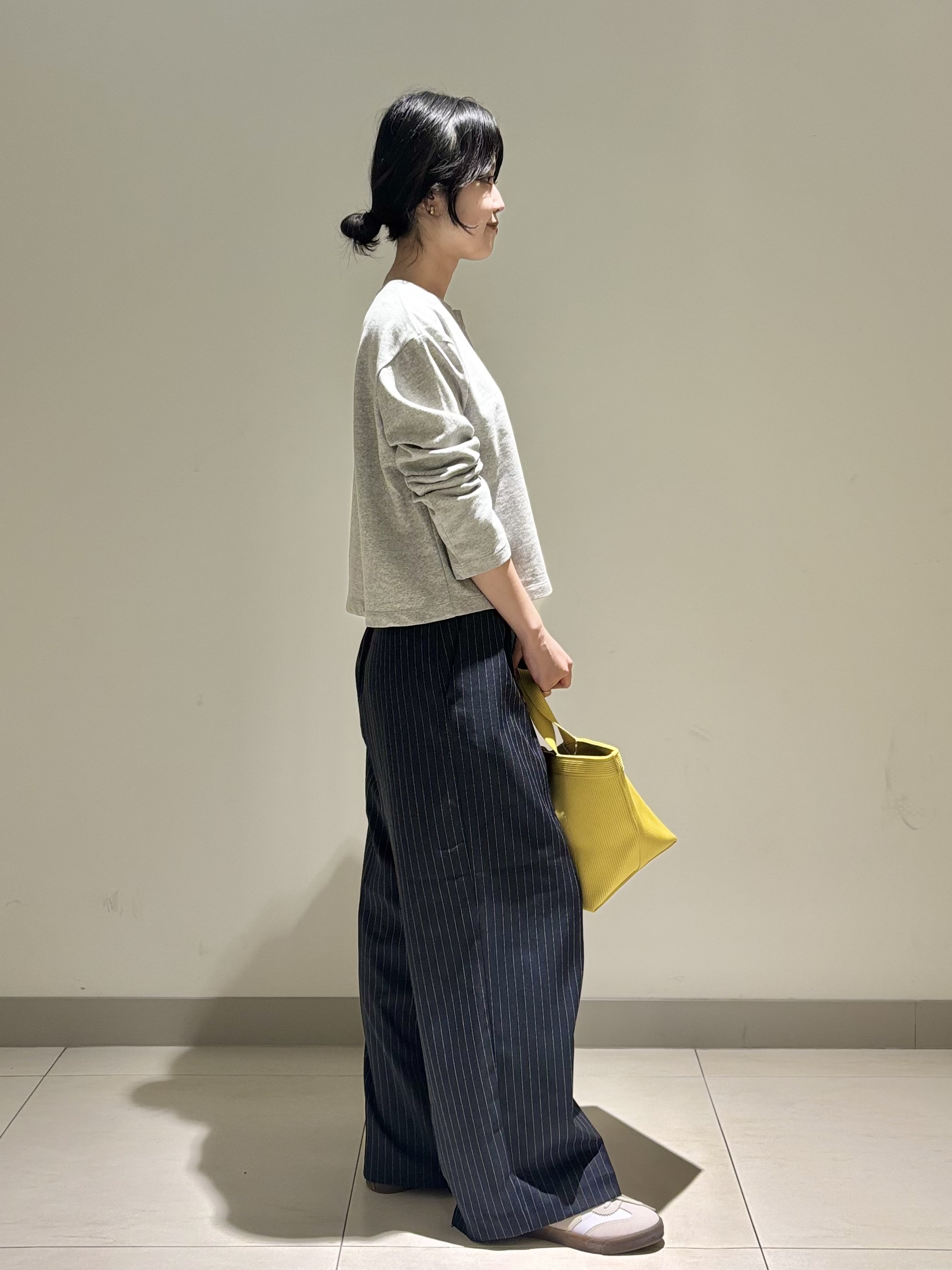 mayuさんの「Dessin｜リングスナップミニ裏毛カーディガン」を使ったコーディネート