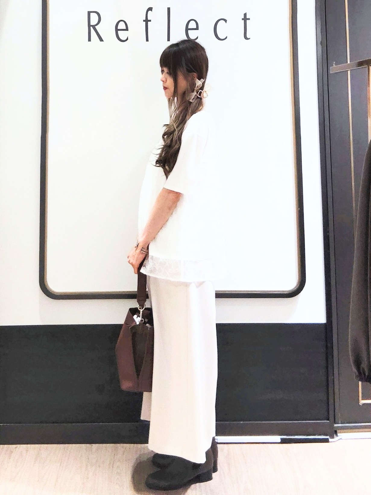 Chiiさんの「Reflect｜ワイドシルエットスカーチョパンツ」を使ったコーディネート