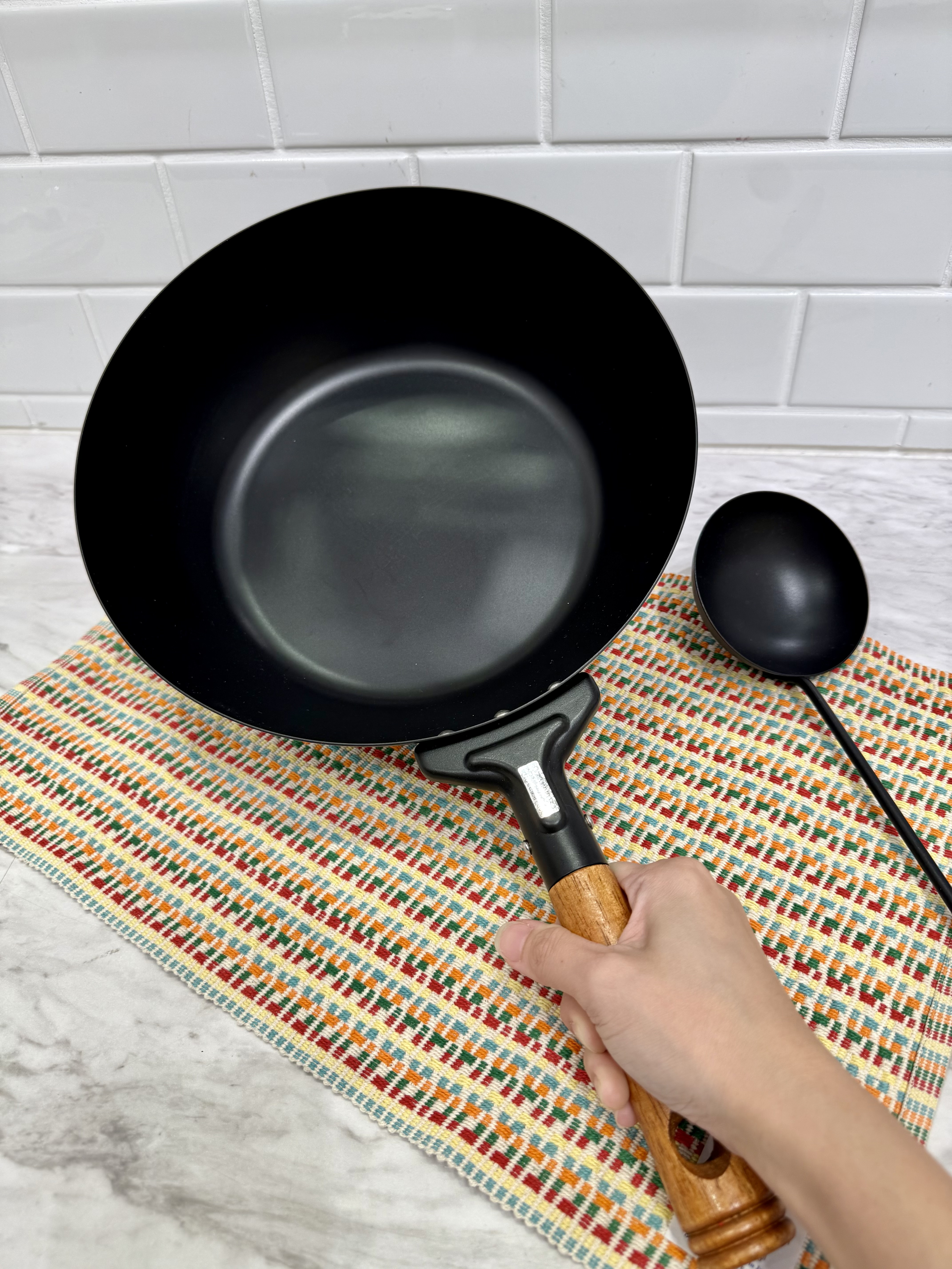 きのこさんの「212 KITCHEN STORE｜バーニスタ 鉄製いため鍋28cm お玉付」を使ったコーディネート
