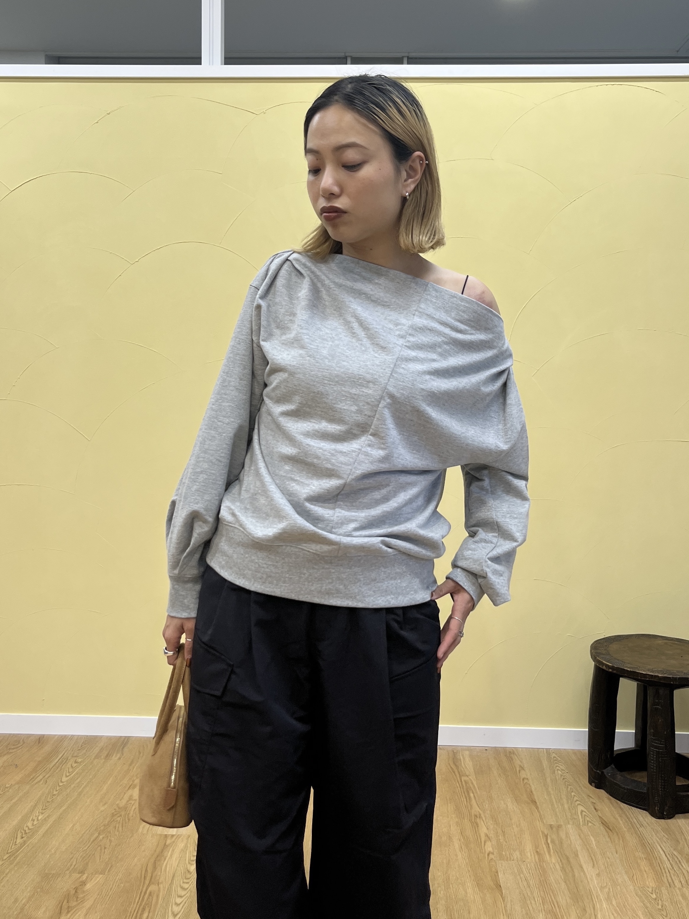Harukaさんの「INDIVI｜裏毛オフショルカットソー」を使ったコーディネート