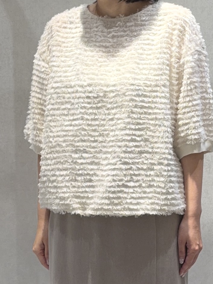 わたなべさんの「UNTITLED｜【秋映え/体型カバー】フェザージャガードプルオーバー」を使ったコーディネート