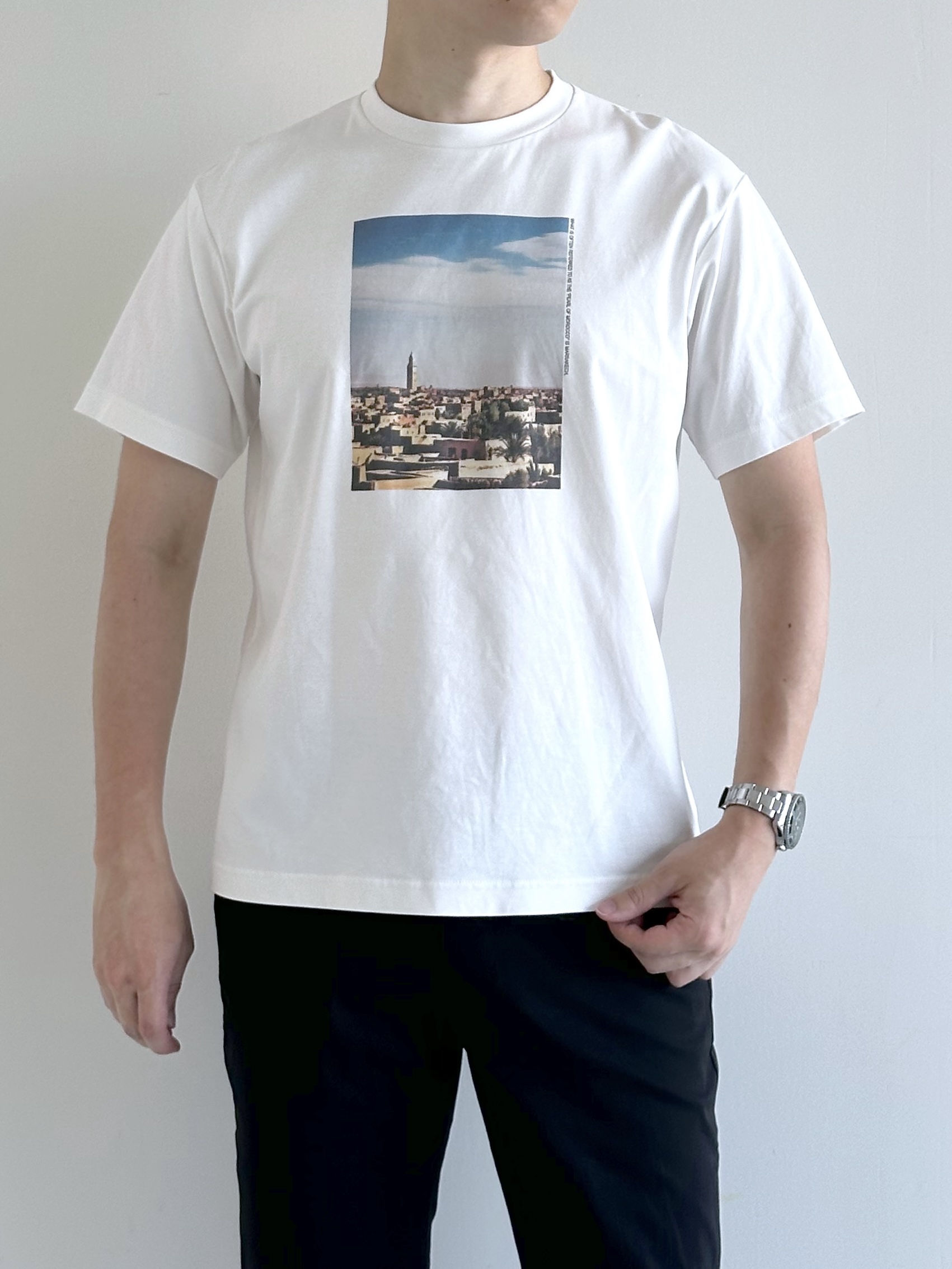 イッシーさんの「TAKEO KIKUCHI｜【抗菌防臭/シーズンレス】シアサッカー ジャージシャツ」を使ったコーディネート