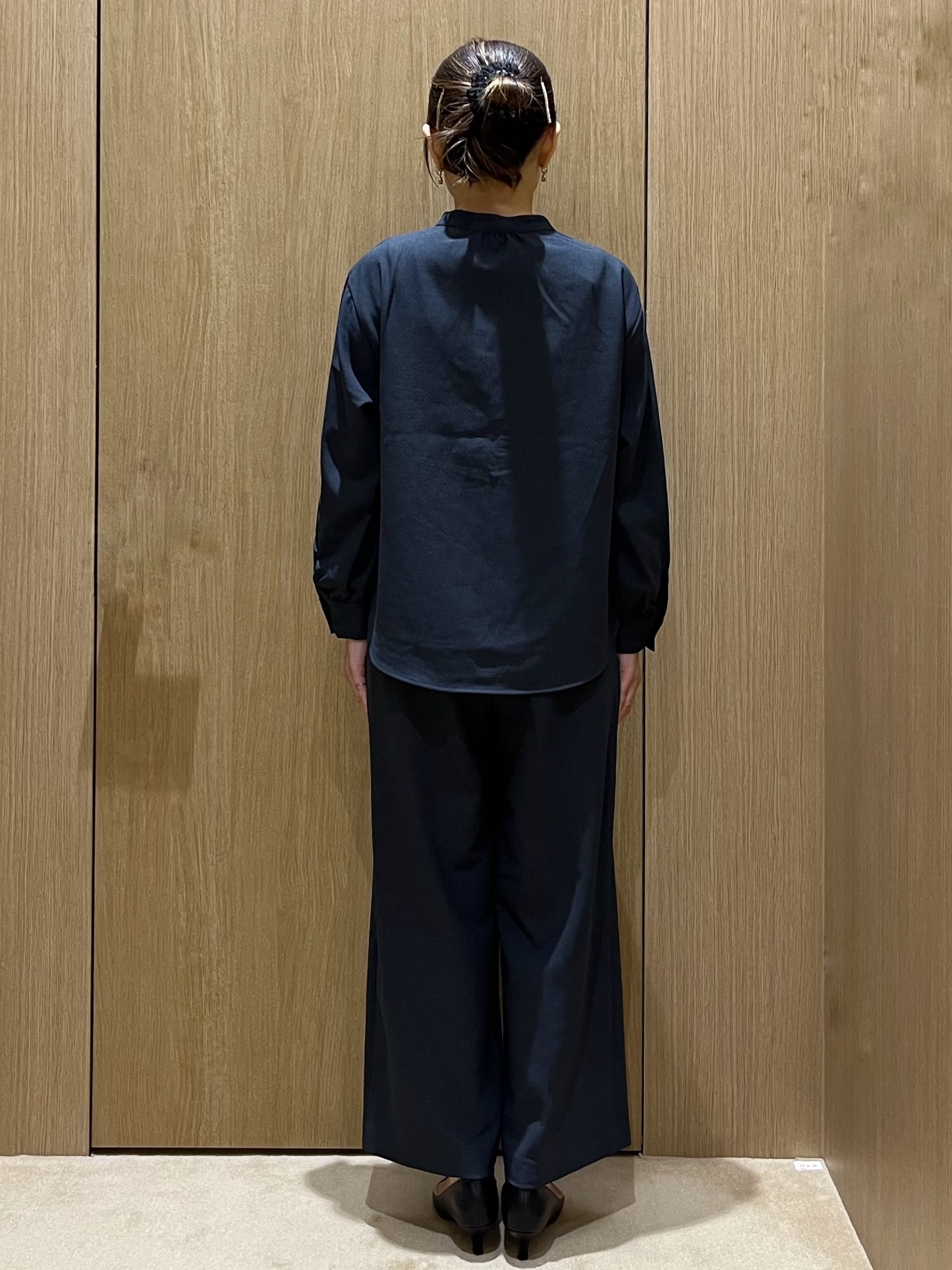 yukariさんの「OPAQUE.CLIP｜【高通気／遮熱】風が通るスキッパーシャツ《洗濯機OK／UVケア／防シワ》」を使ったコーディネート