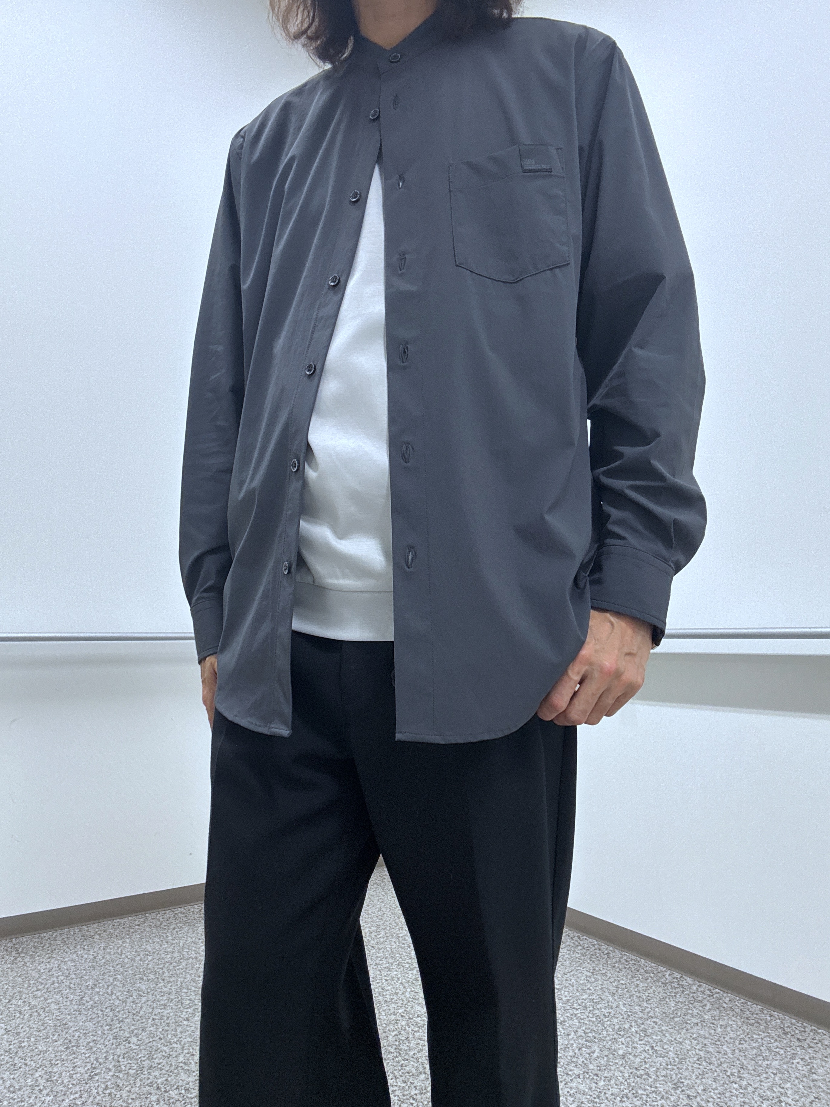 おーのさんの「TAKEO KIKUCHI｜【接触冷感】アイスクリアコットン Tシャツ」を使ったコーディネート
