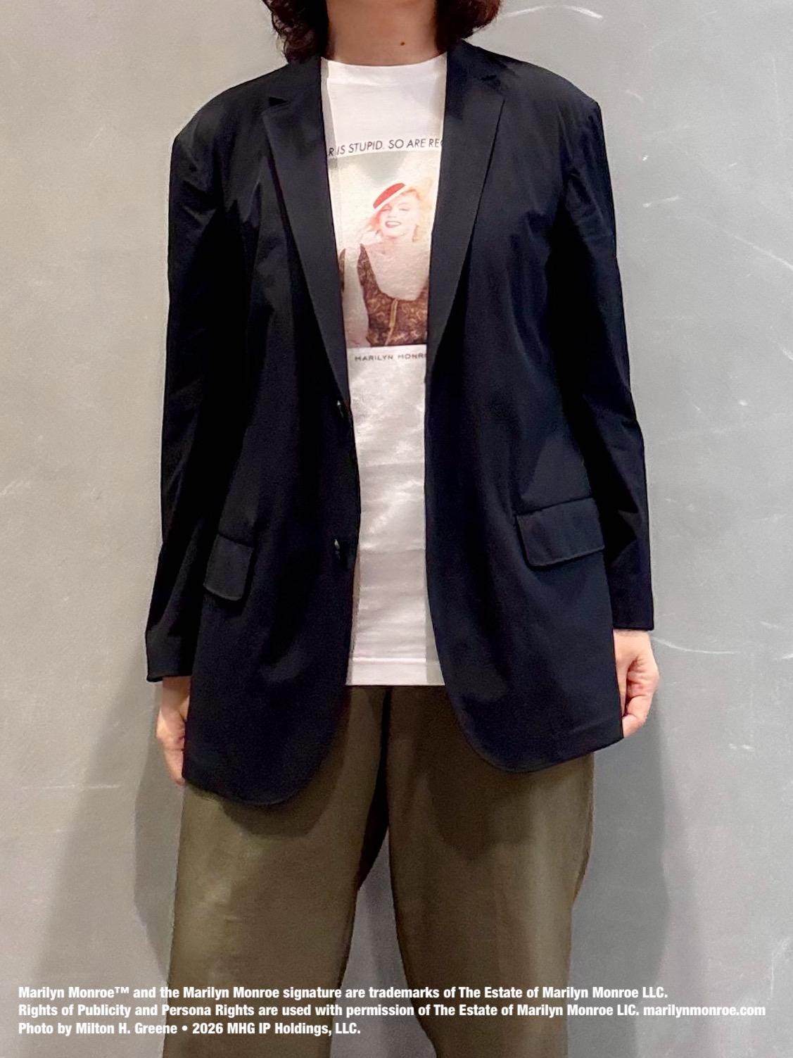 のぐみさんの「TAKEO KIKUCHI｜【別注】マリリン・モンロー/フォトTシャツ」を使ったコーディネート