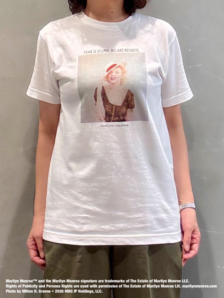 のぐみさんの「TAKEO KIKUCHI｜【別注】マリリン・モンロー/フォトTシャツ」を使ったコーディネート