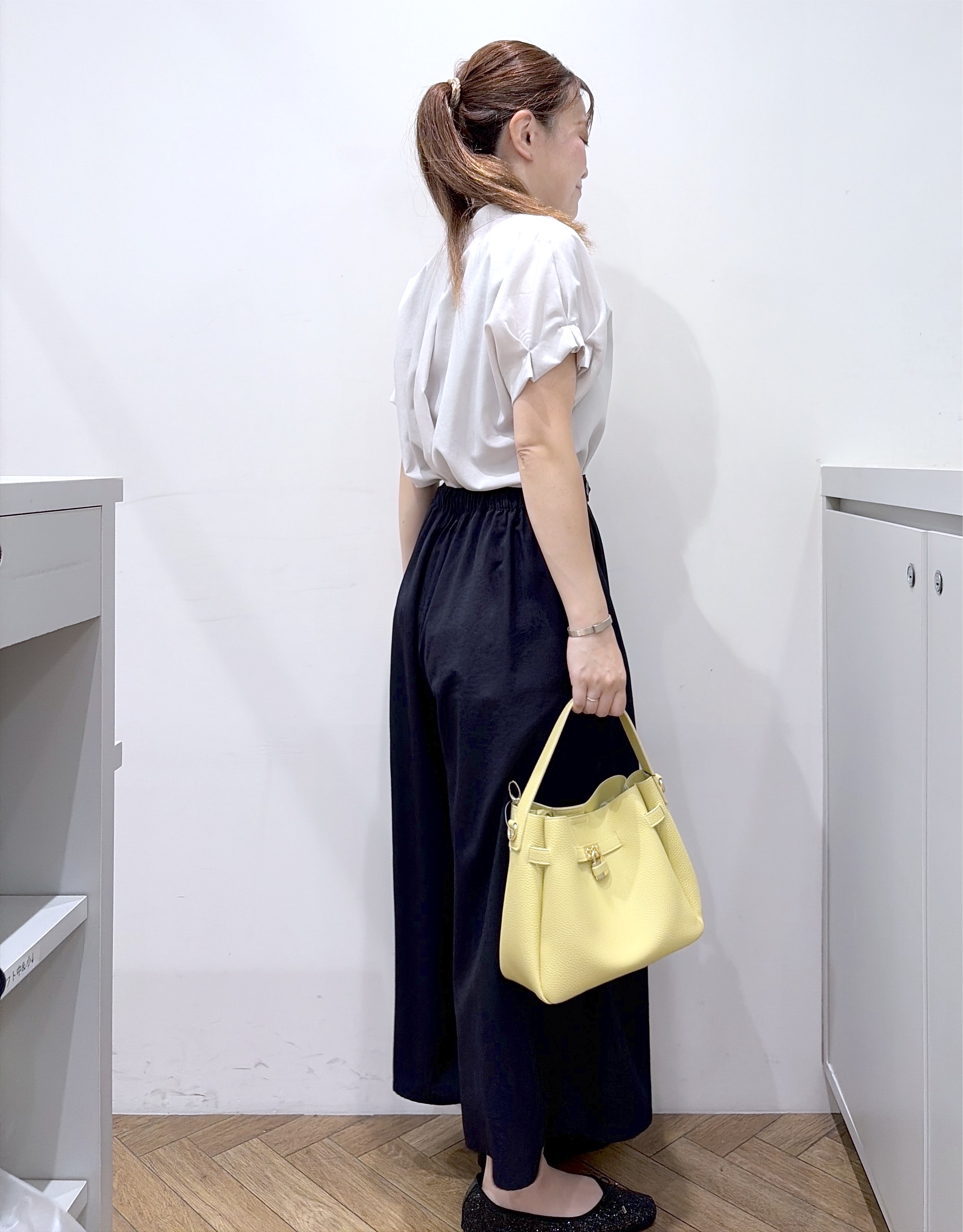 Junさんの「index｜【接触冷感／吸水速乾】タックスキッパーブラウス《防シワ／イージーアイロン／洗濯機OK／9col》」を使ったコーディネート