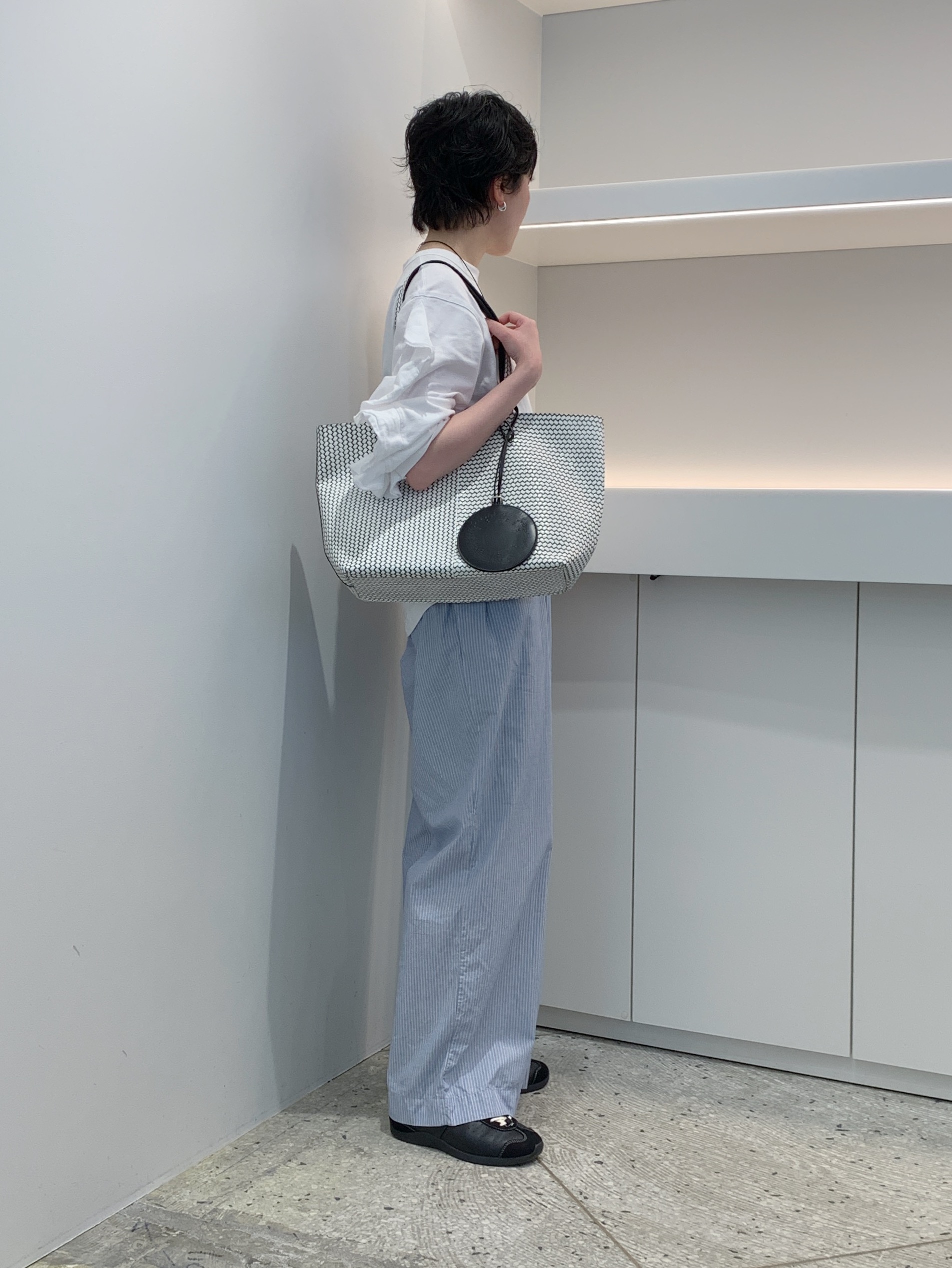 Iさんの「HIROKO HAYASHI｜OTTICA（オッティカ）トートバッグ」を使ったコーディネート