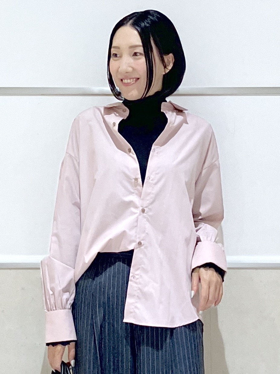 eriko さんの「Dessin｜タイプライターギャザースリーブシャツ」を使ったコーディネート