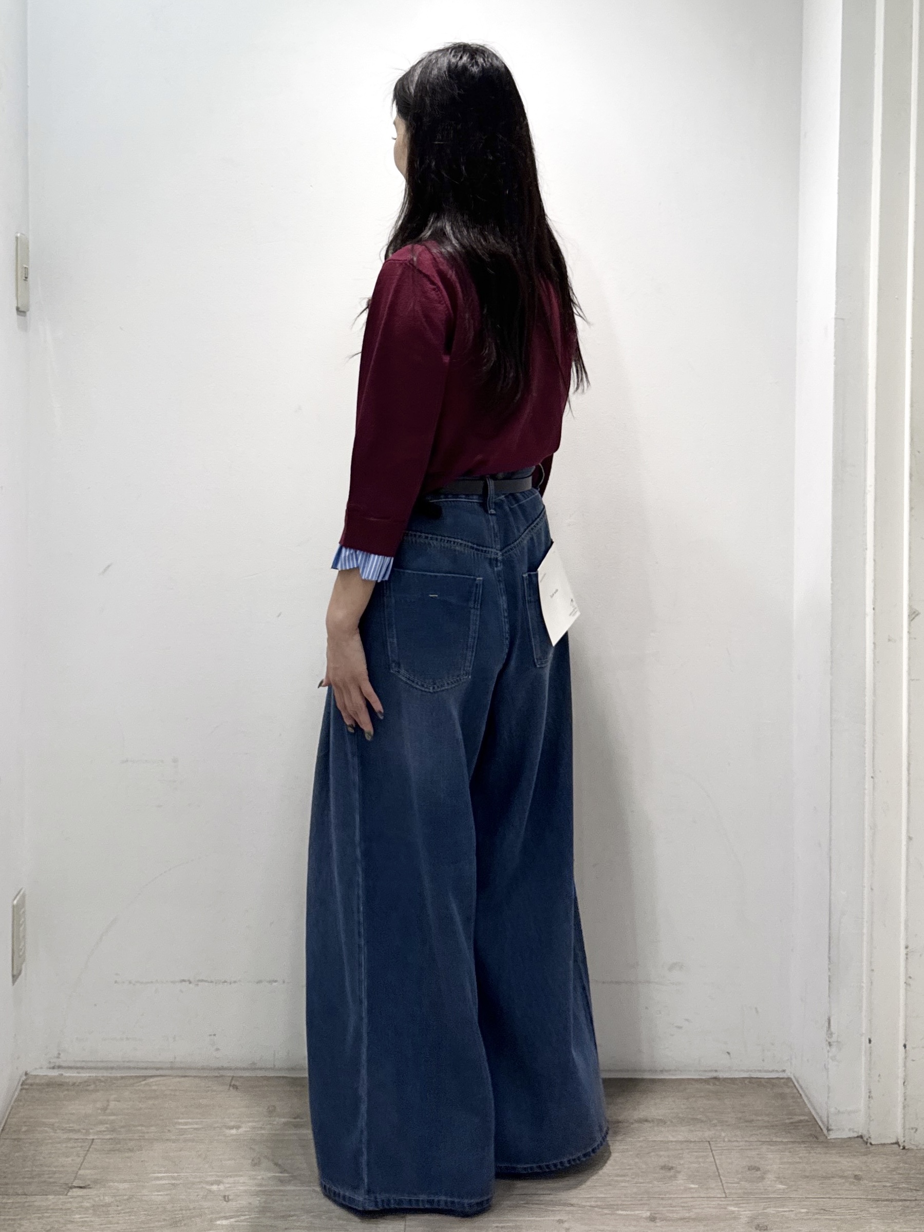 yuicciさんの「OPAQUE.CLIP｜【UVケア／遮熱性】フリルドッキングニット《洗濯機OK》」を使ったコーディネート