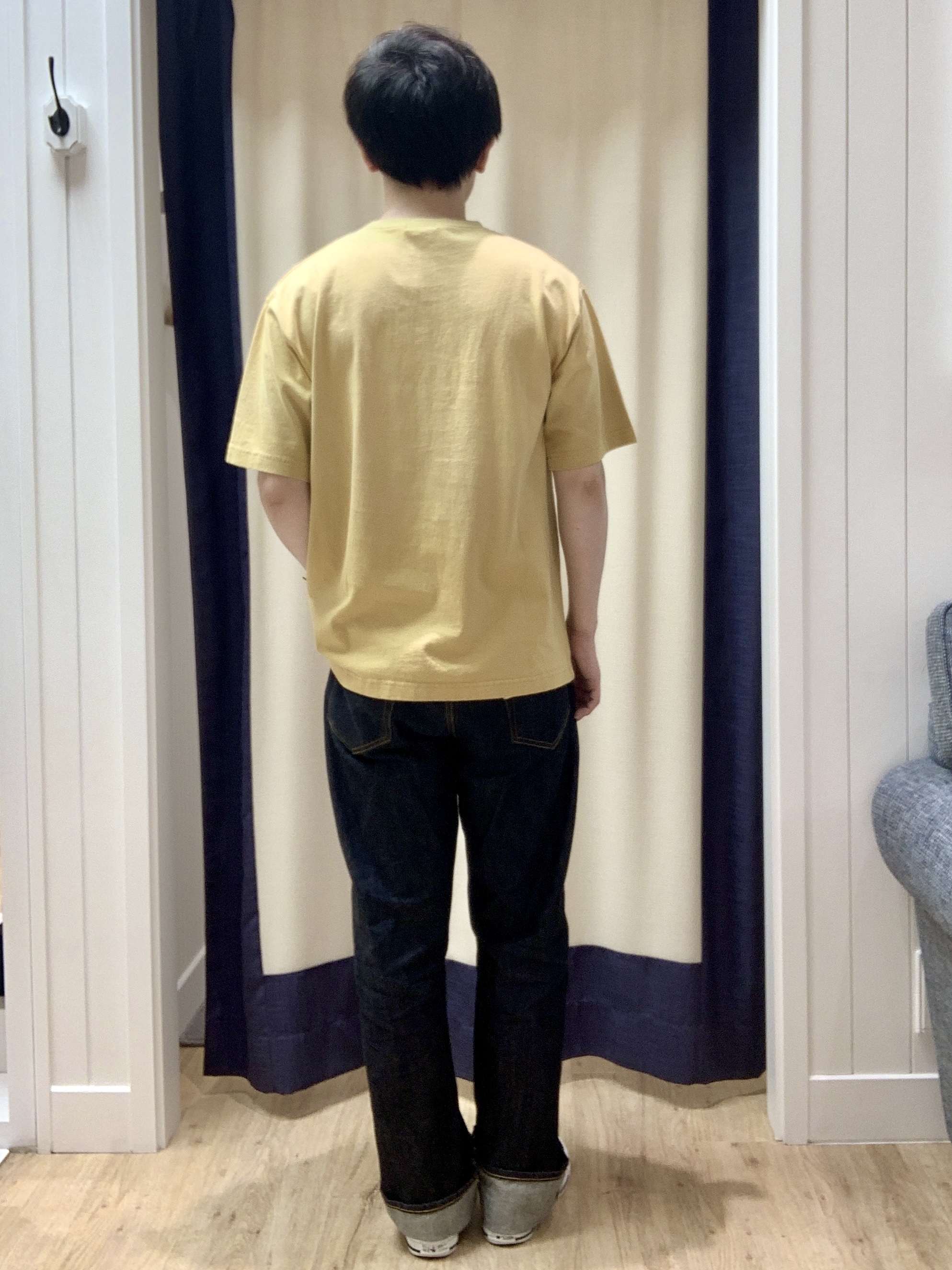 Takaさんの「Dessin｜【洗える】ヴィンテージ加工 ロゴTシャツ」を使ったコーディネート
