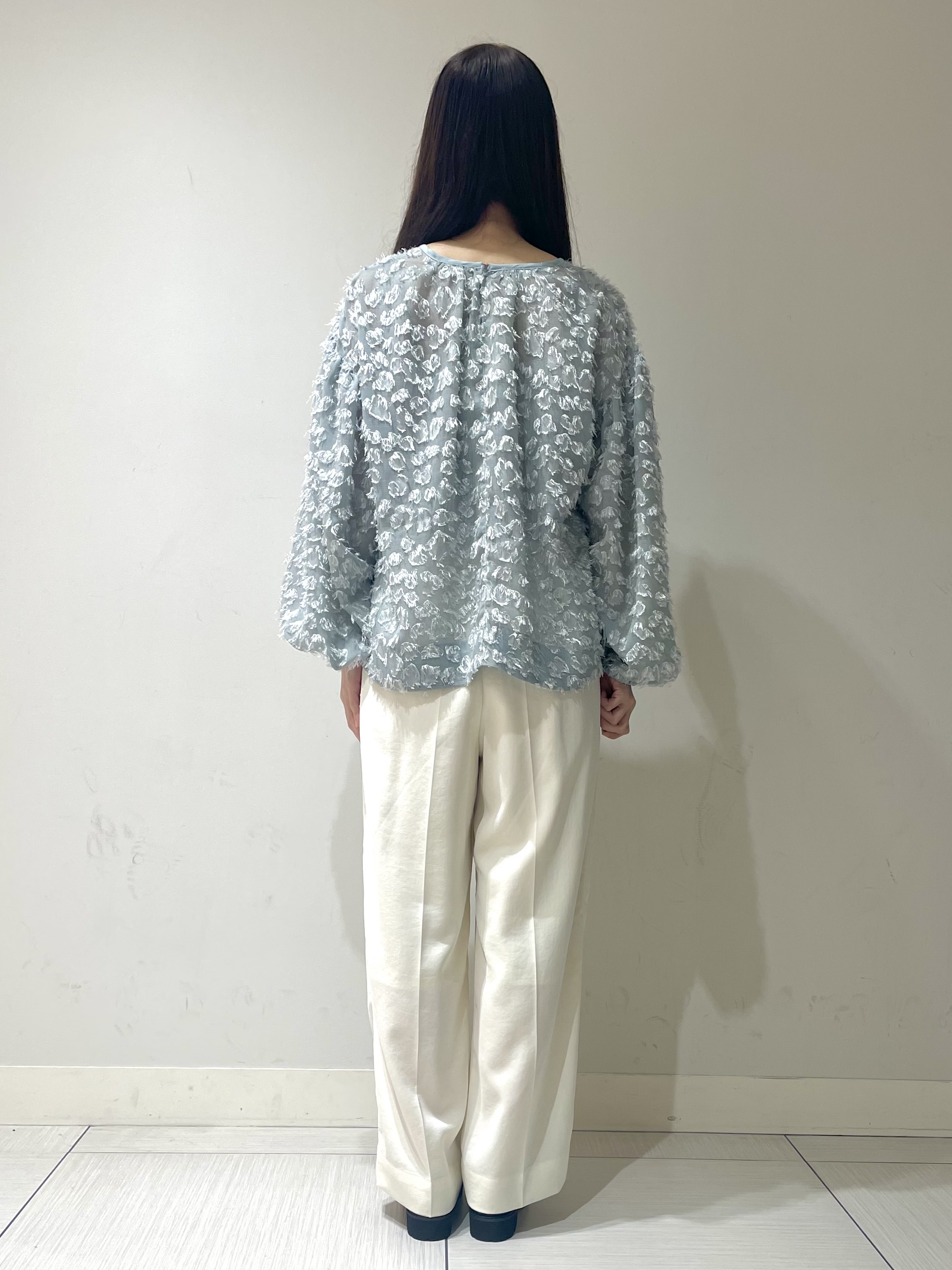 ことさんの「DRESSTERIOR｜【着映え】ジャガードボリュームブラウス」を使ったコーディネート