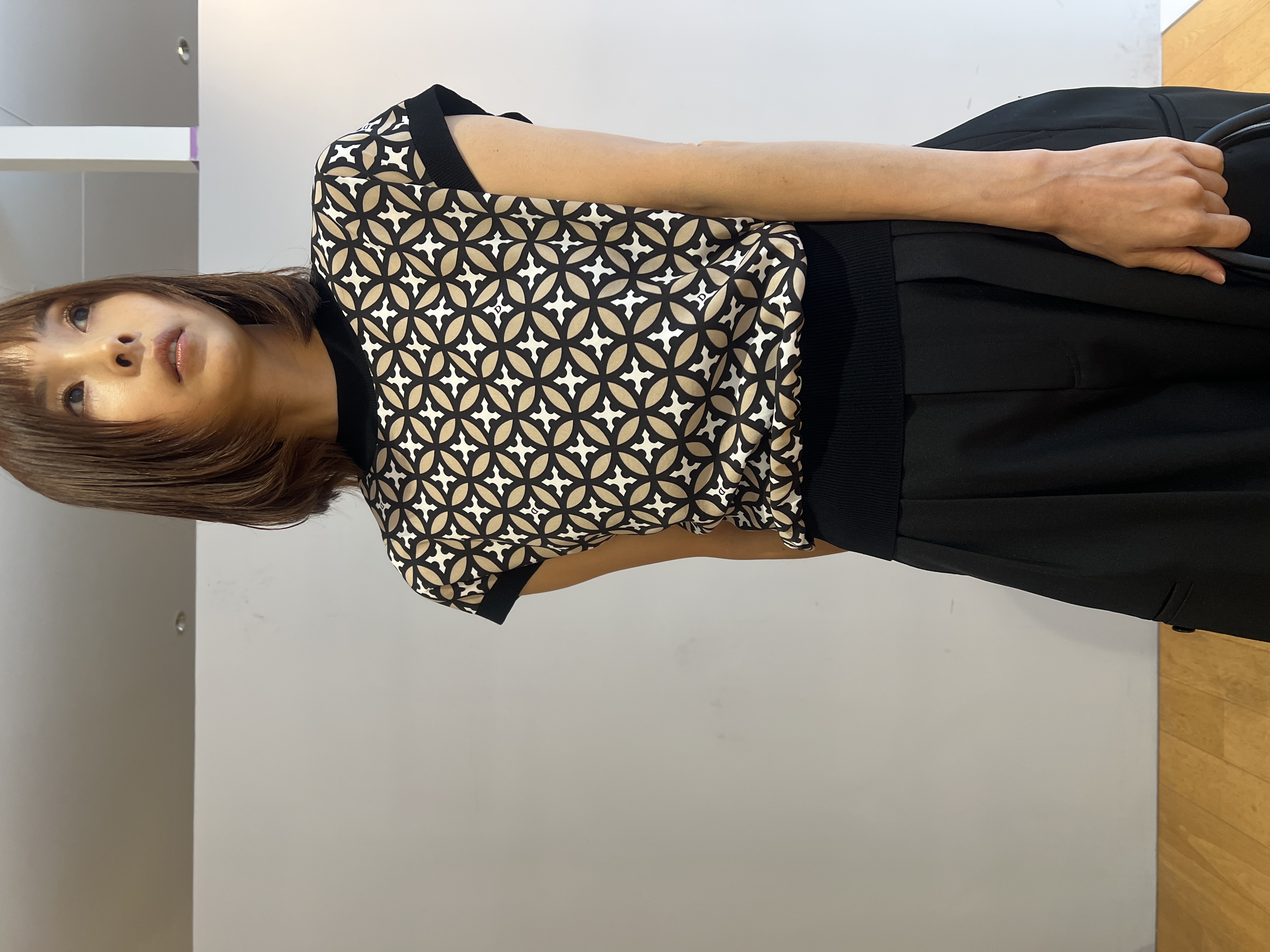 misaさんの「DRESSTERIOR｜◆mica della valle（ミカデラヴァッレ）Katia ハンドバッグ」を使ったコーディネート