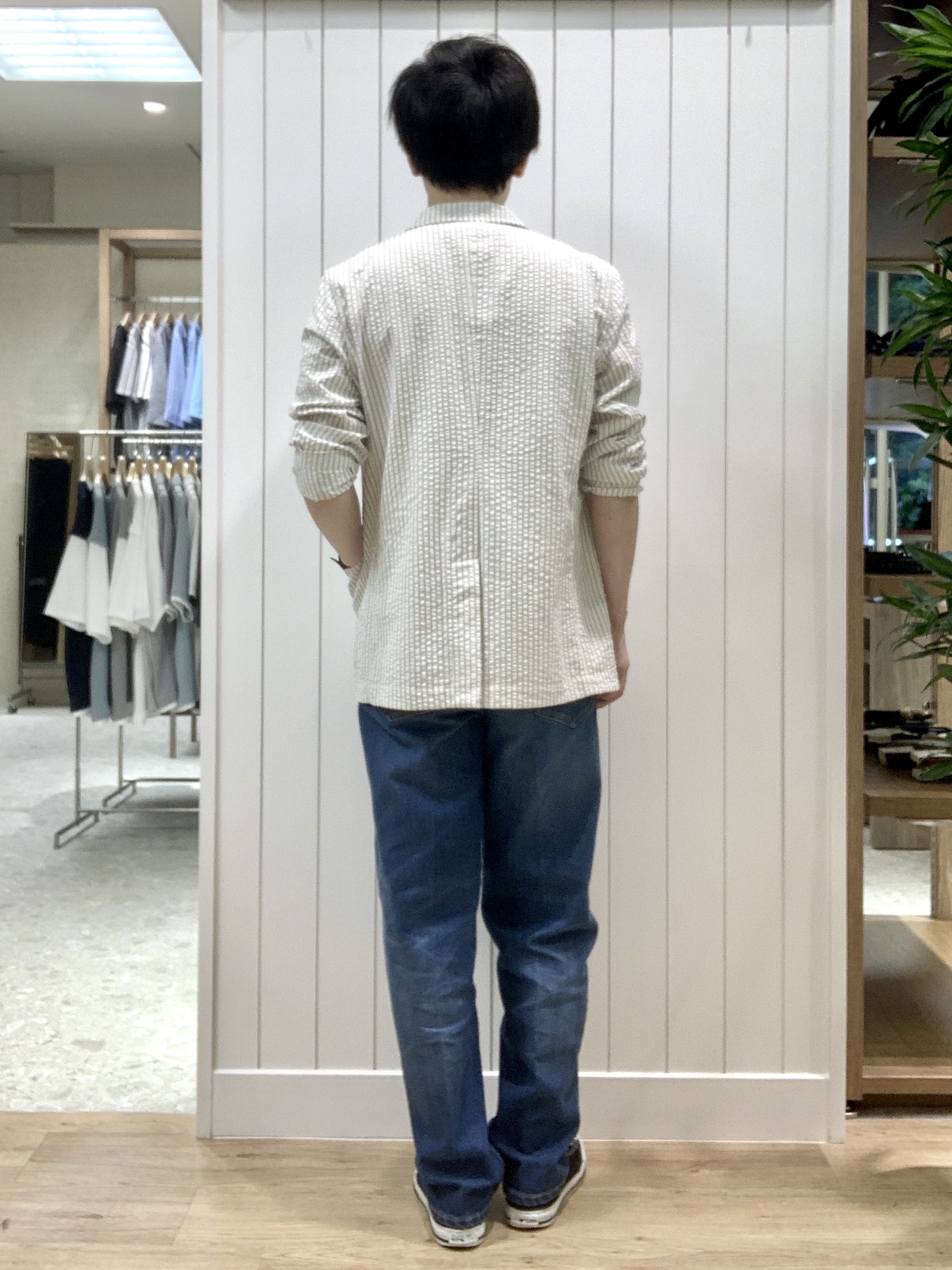 Takaさんの「Dessin｜【セットアップ可/洗える】サッカー素材ジャケット」を使ったコーディネート