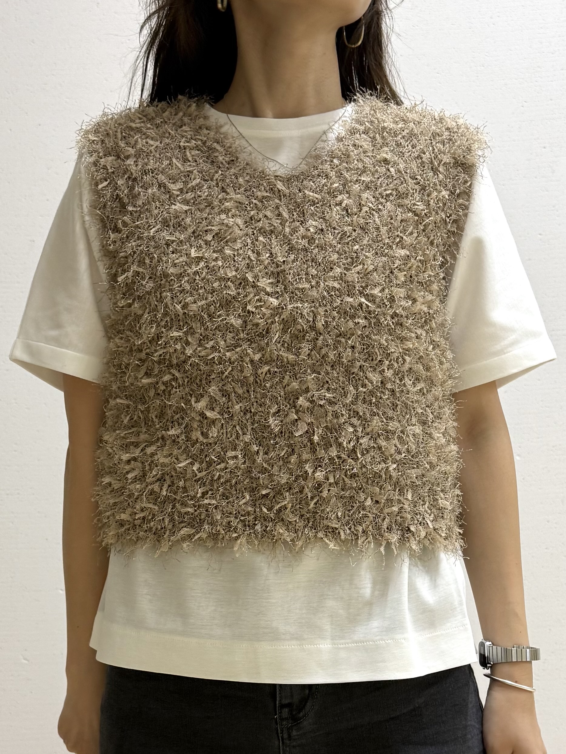 mamiさんの「INDIVI｜【汗ジミ防止／褒められTシャツ】上品カジュアル！ドルマンTシャツ」を使ったコーディネート