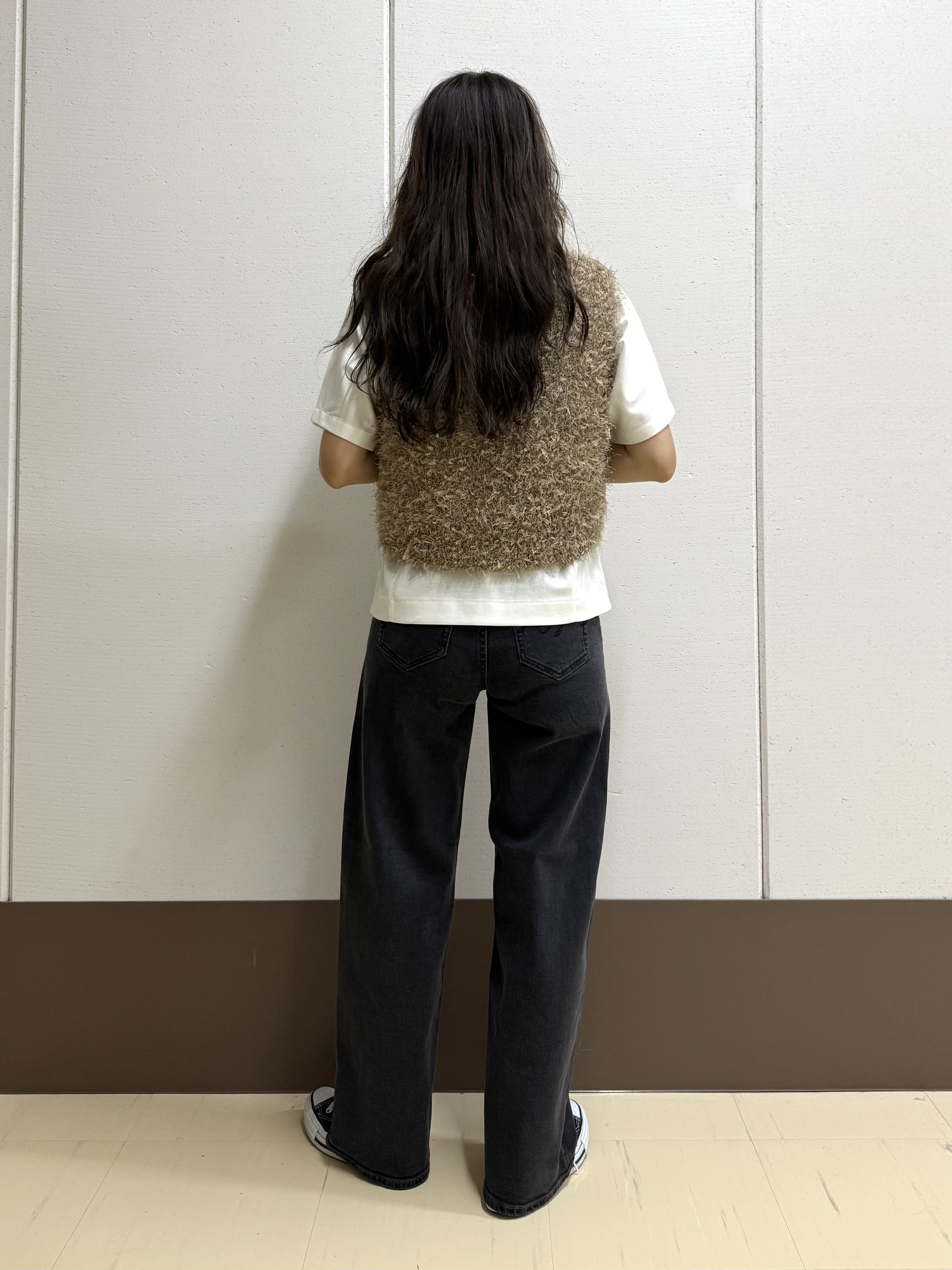 mamiさんの「INDIVI｜【汗ジミ防止／褒められTシャツ】上品カジュアル！ドルマンTシャツ」を使ったコーディネート