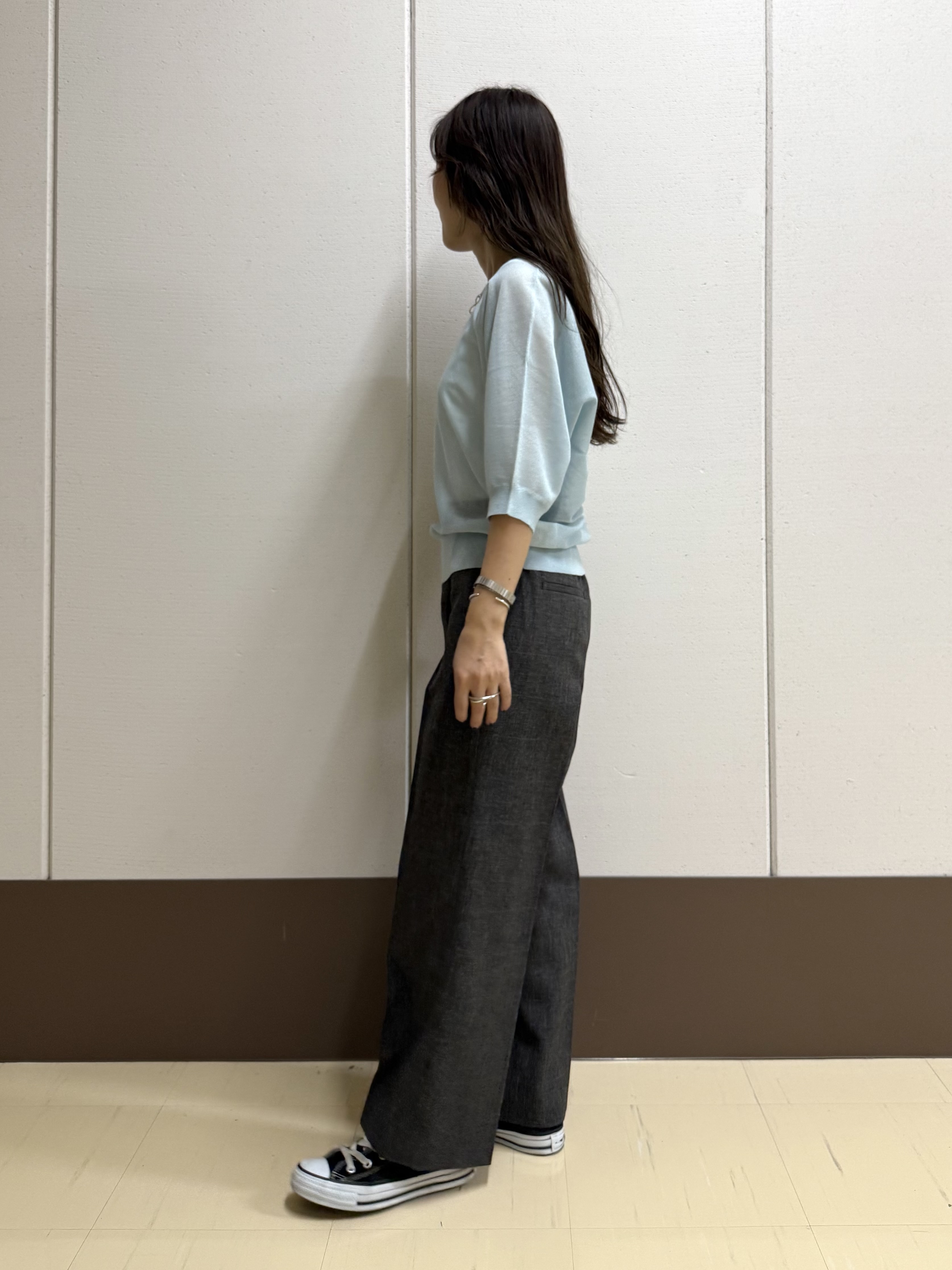 mamiさんの「INDIVI｜【日本製】ビスチェインナータンクトップ」を使ったコーディネート