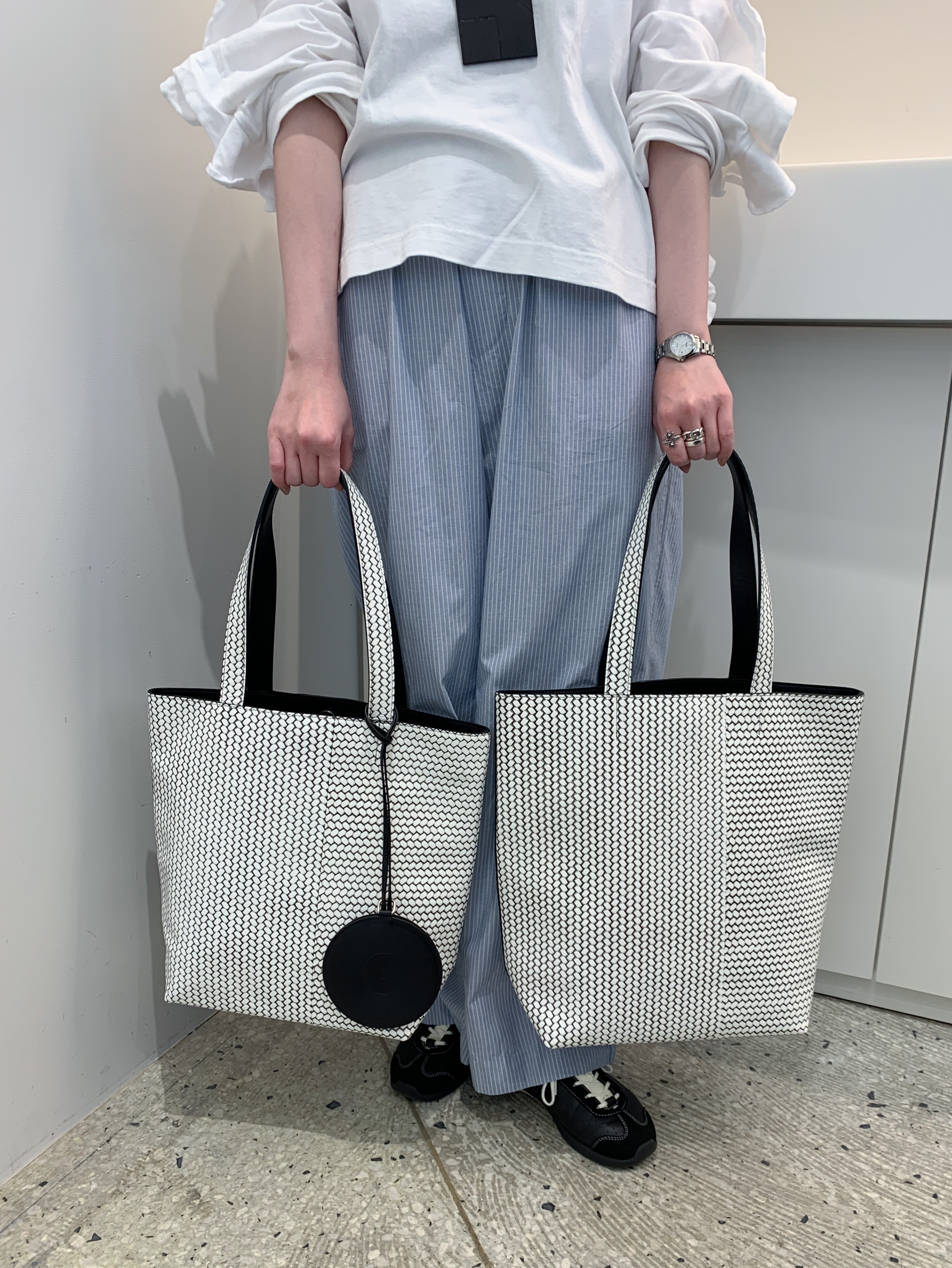Iさんの「HIROKO HAYASHI｜OTTICA（オッティカ） トートバッグL」を使ったコーディネート