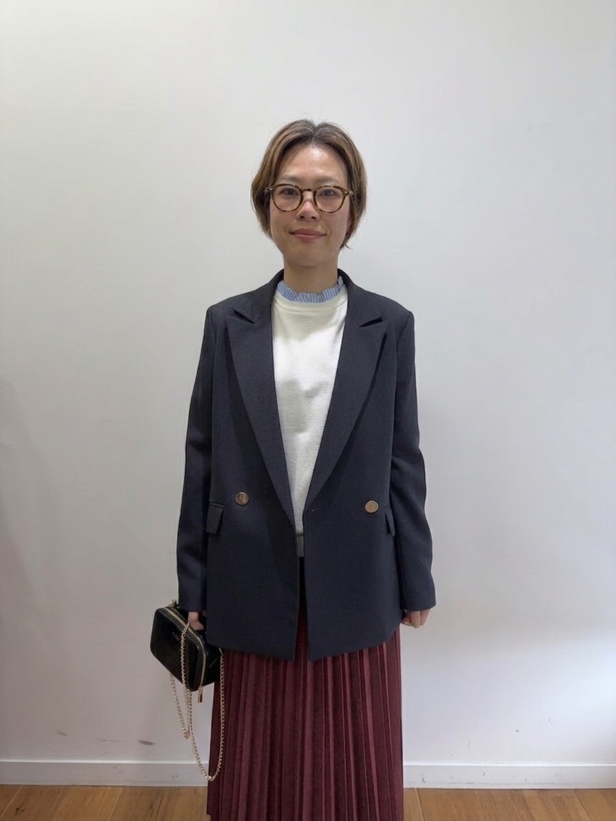 Mariko.Sさんの「OPAQUE.CLIP｜【UVケア／遮熱性】フリルドッキングニット《洗濯機OK》」を使ったコーディネート
