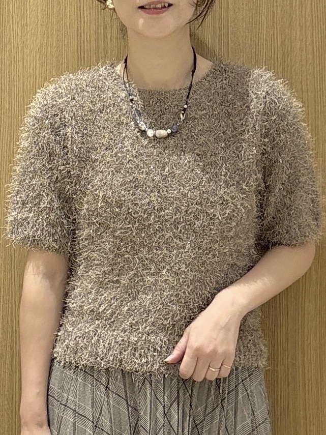 たけねぇさんの「OPAQUE.CLIP｜ラメシャギーニット【洗濯機OK】」を使ったコーディネート