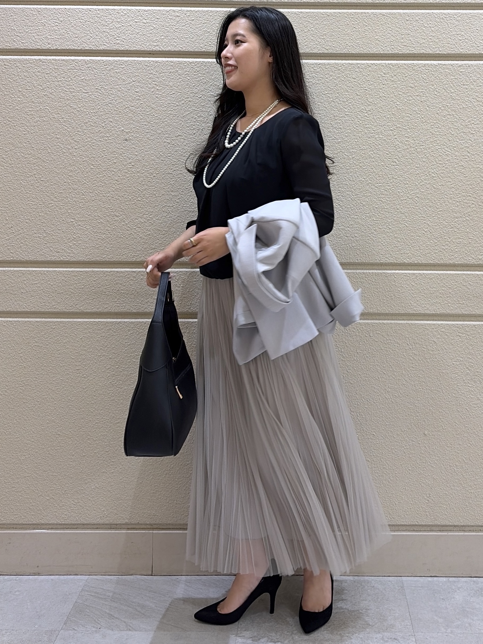 Momokaさんの「COUP DE CHANCE｜【洗える／日本製】フロントタック半袖ブラウス」を使ったコーディネート
