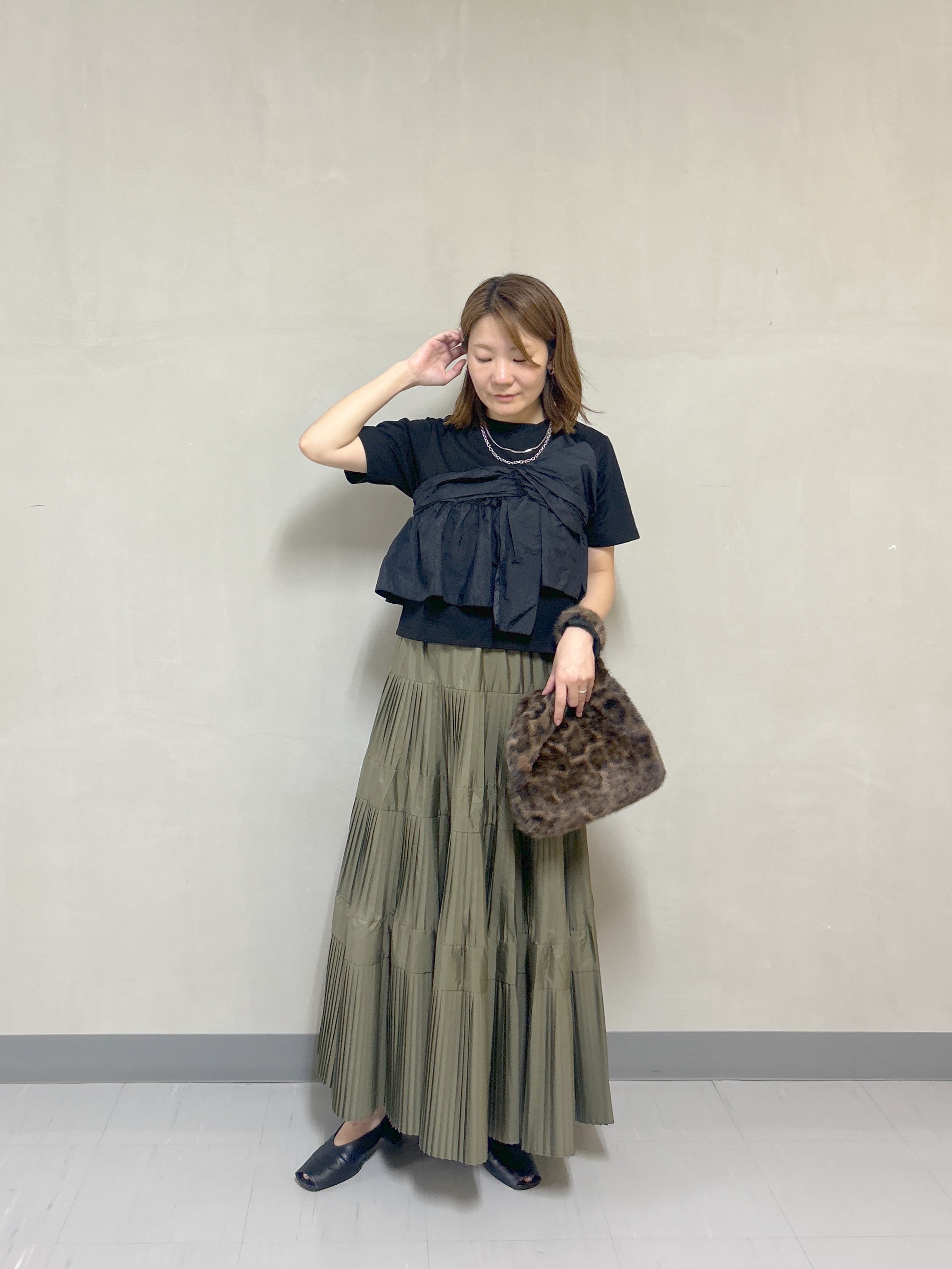 takaさんの「INDIVI｜ツイストドッキングTシャツ」を使ったコーディネート