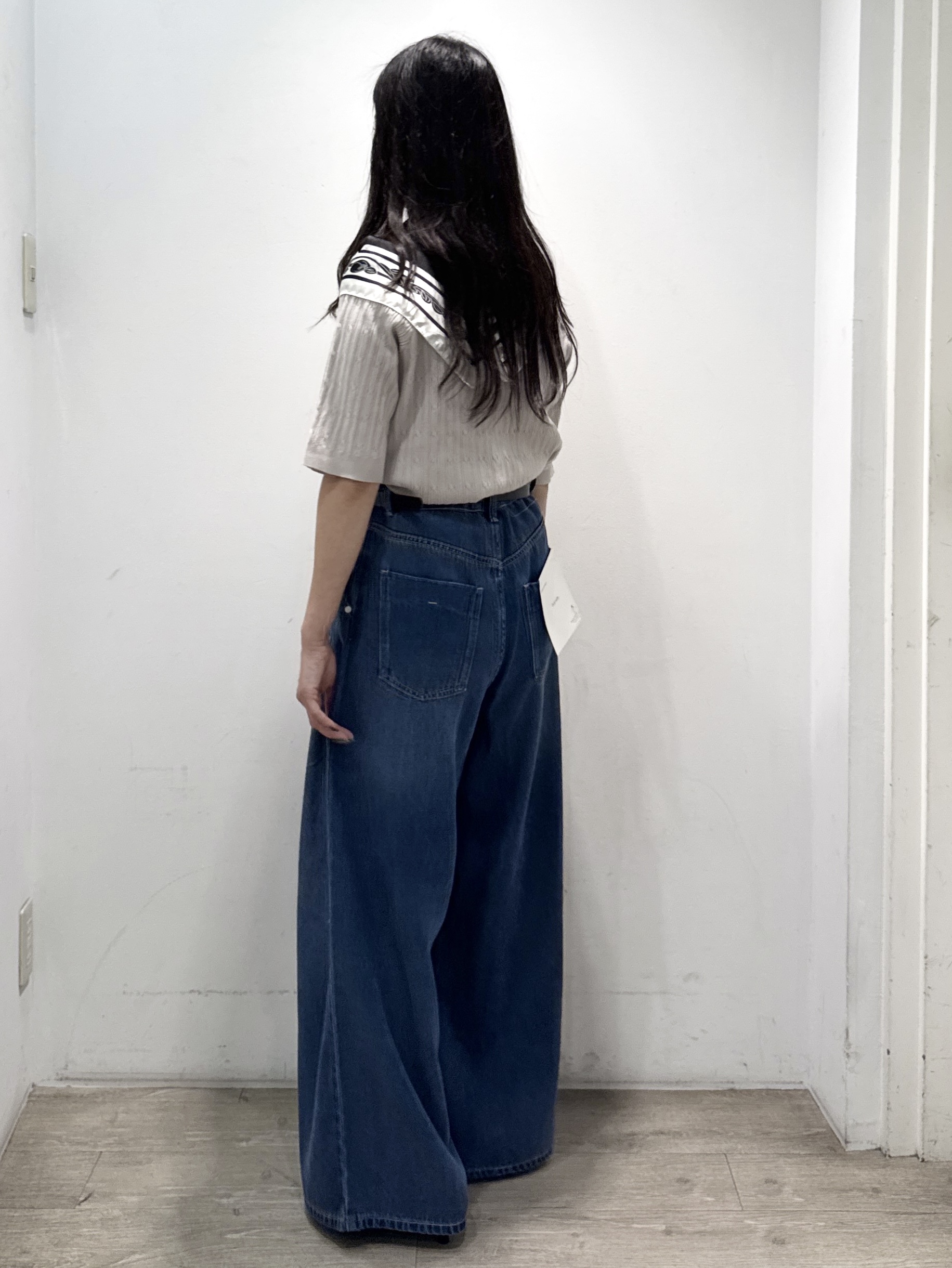 yuicciさんの「OPAQUE.CLIP｜【UVケア】配色ケーブルニット《洗濯機OK／抗ピル》」を使ったコーディネート