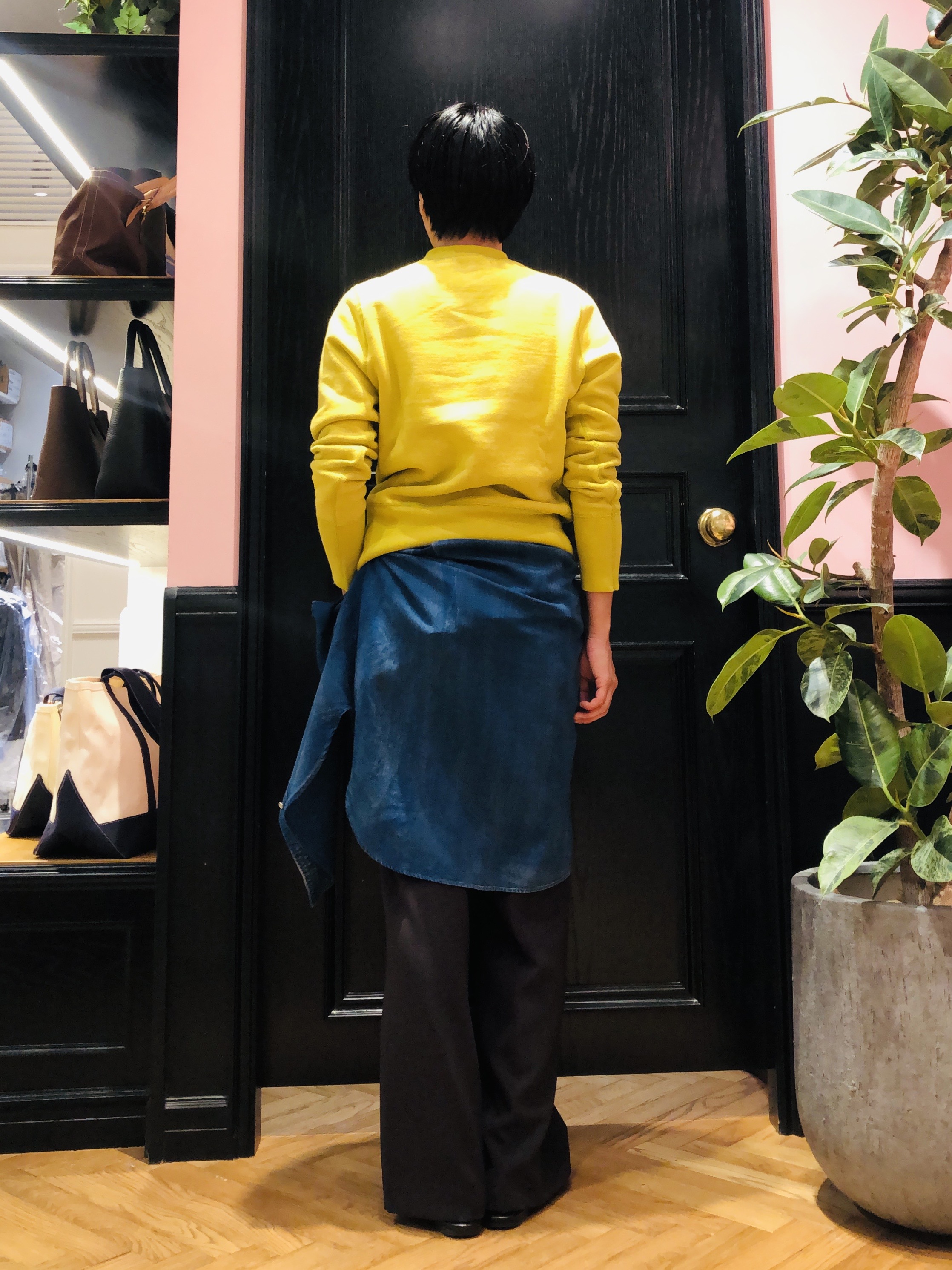 OGATAさんの「DRESSTERIOR｜ダブルクロスストレッチフレアパンツ」を使ったコーディネート