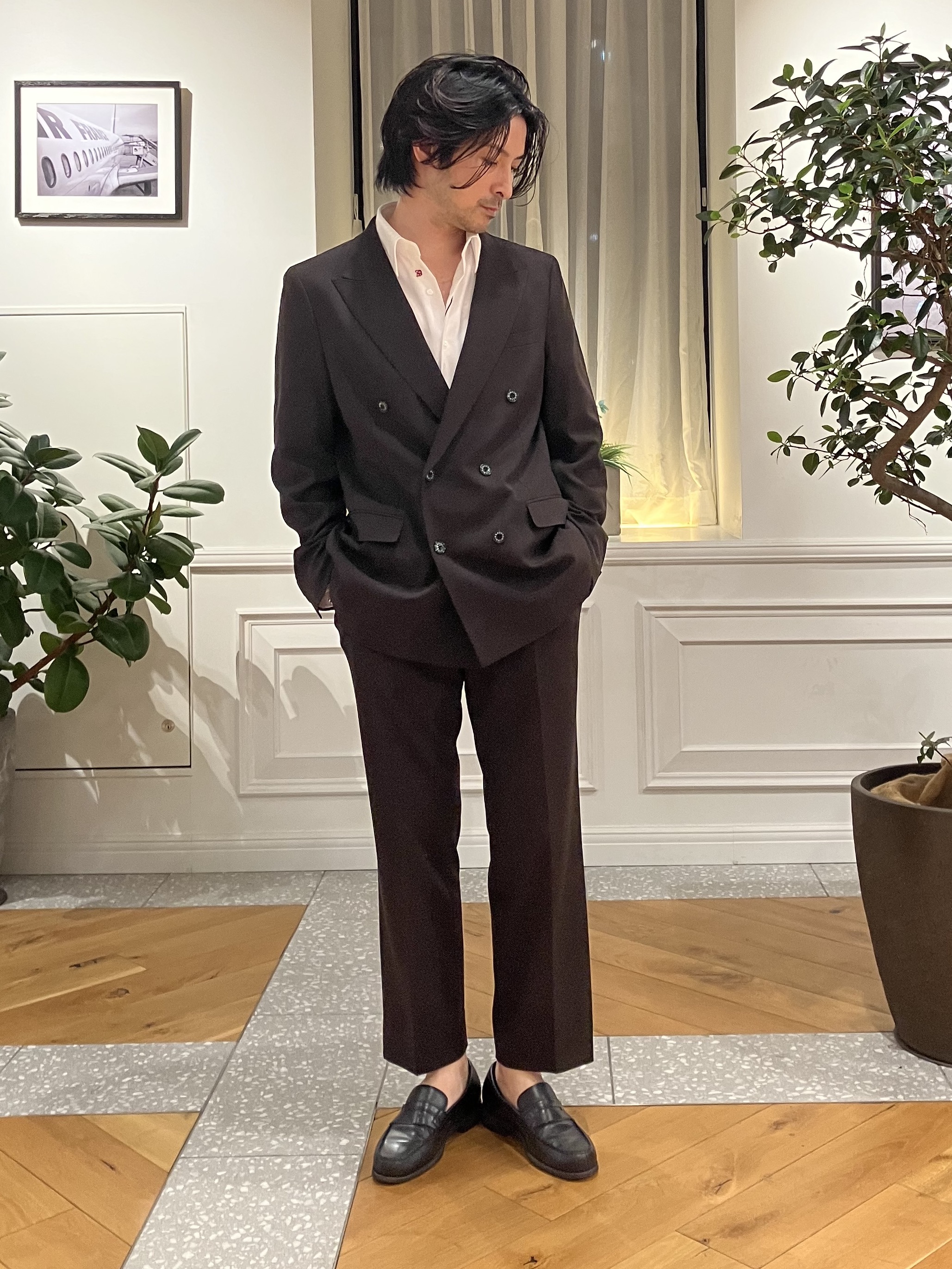 junyaさんの「DRESSTERIOR｜【温度調節機能/セットアップ可】コンフォータブル ジャケット」を使ったコーディネート