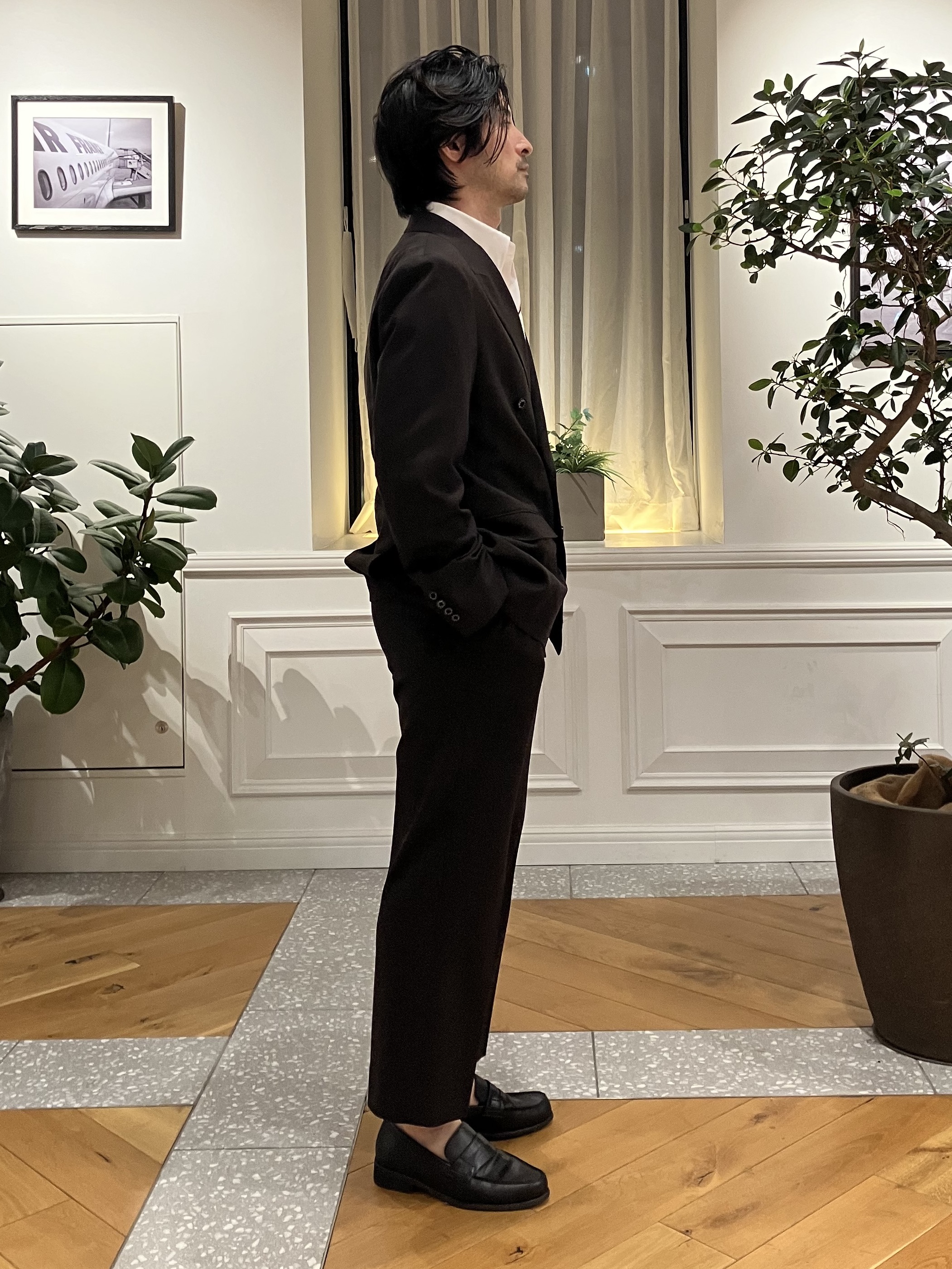 junyaさんの「DRESSTERIOR｜【温度調節機能/セットアップ可】コンフォータブル ジャケット」を使ったコーディネート