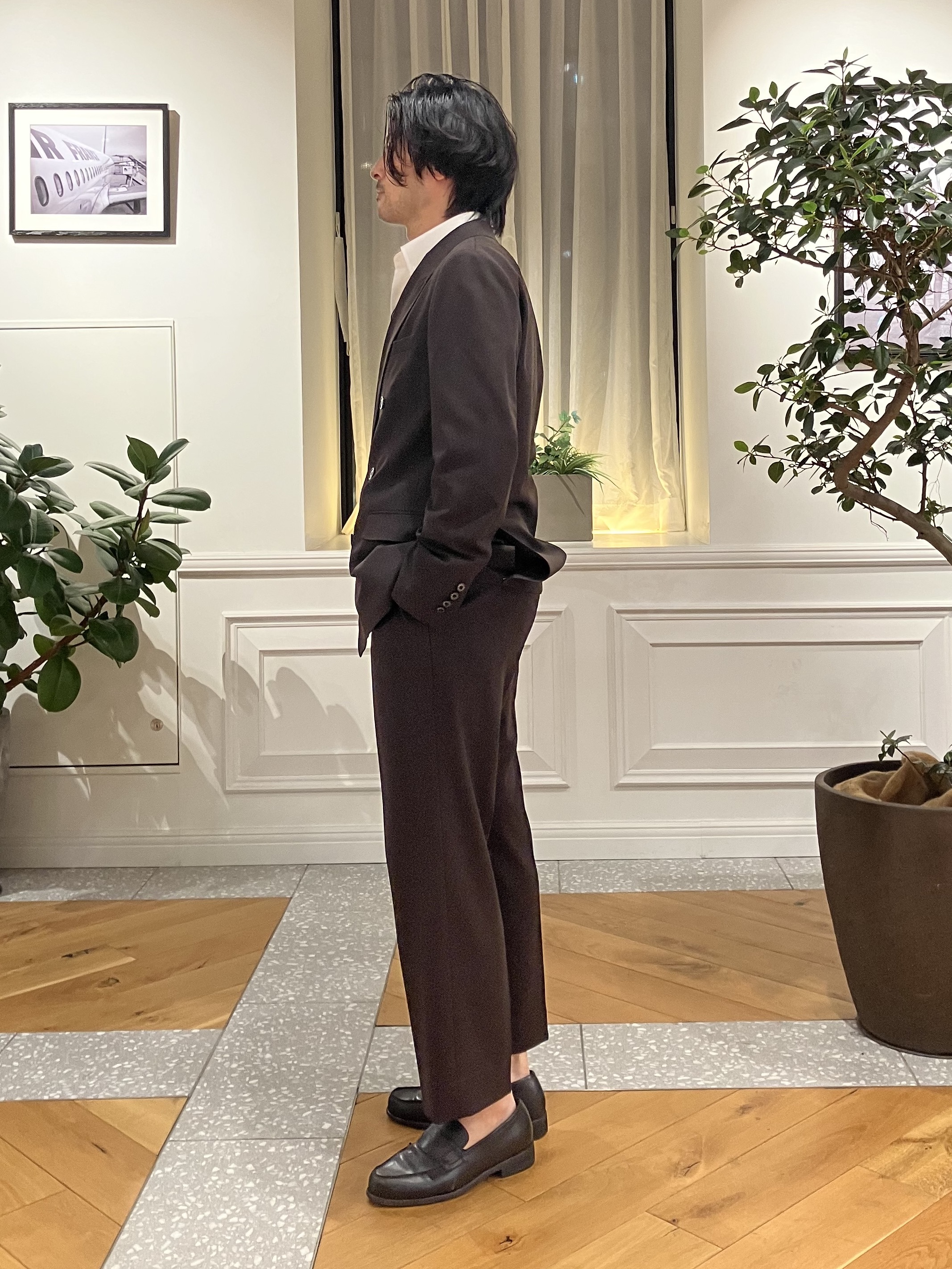 junyaさんの「DRESSTERIOR｜【温度調節機能/セットアップ可】コンフォータブル ジャケット」を使ったコーディネート